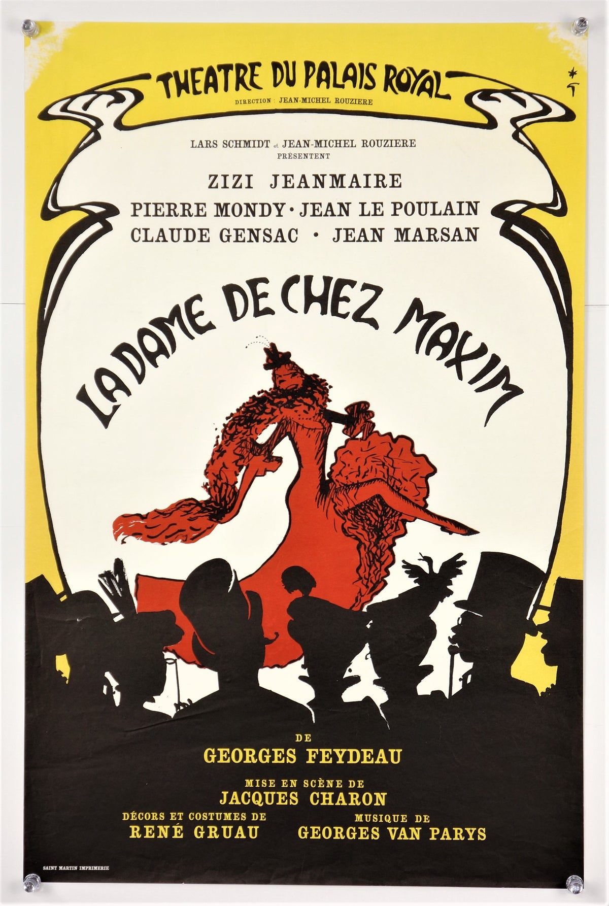 Le Dame de Chez Maxim - Authentic Vintage Poster