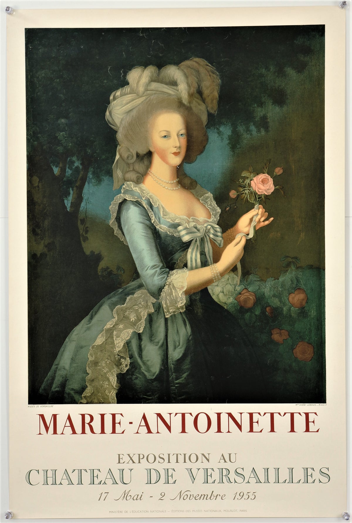 Versailles Exhibition Poster, Marie Antoinnette - Authentic Vintage Poster