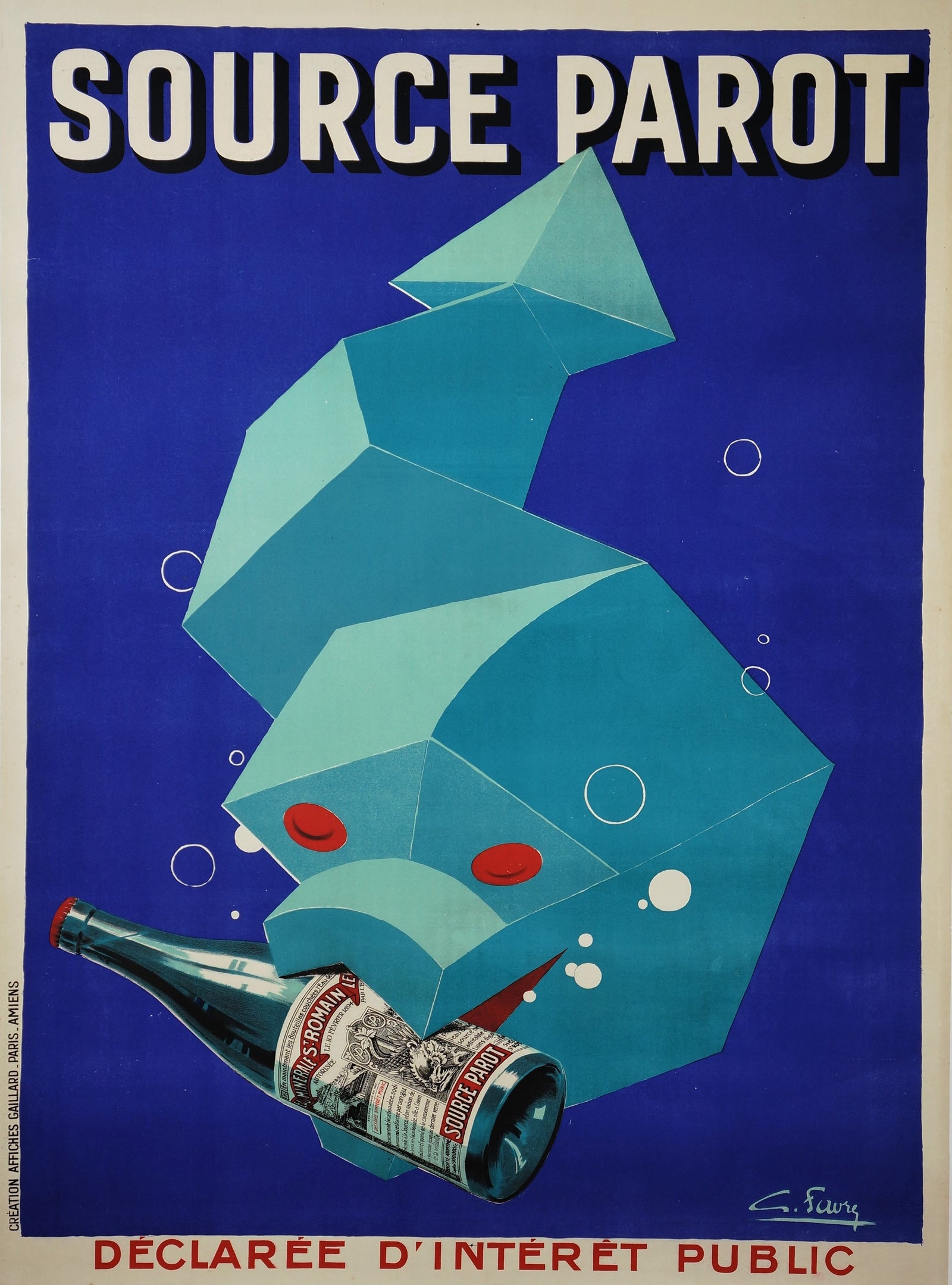 Source Parot - Authentic Vintage Poster