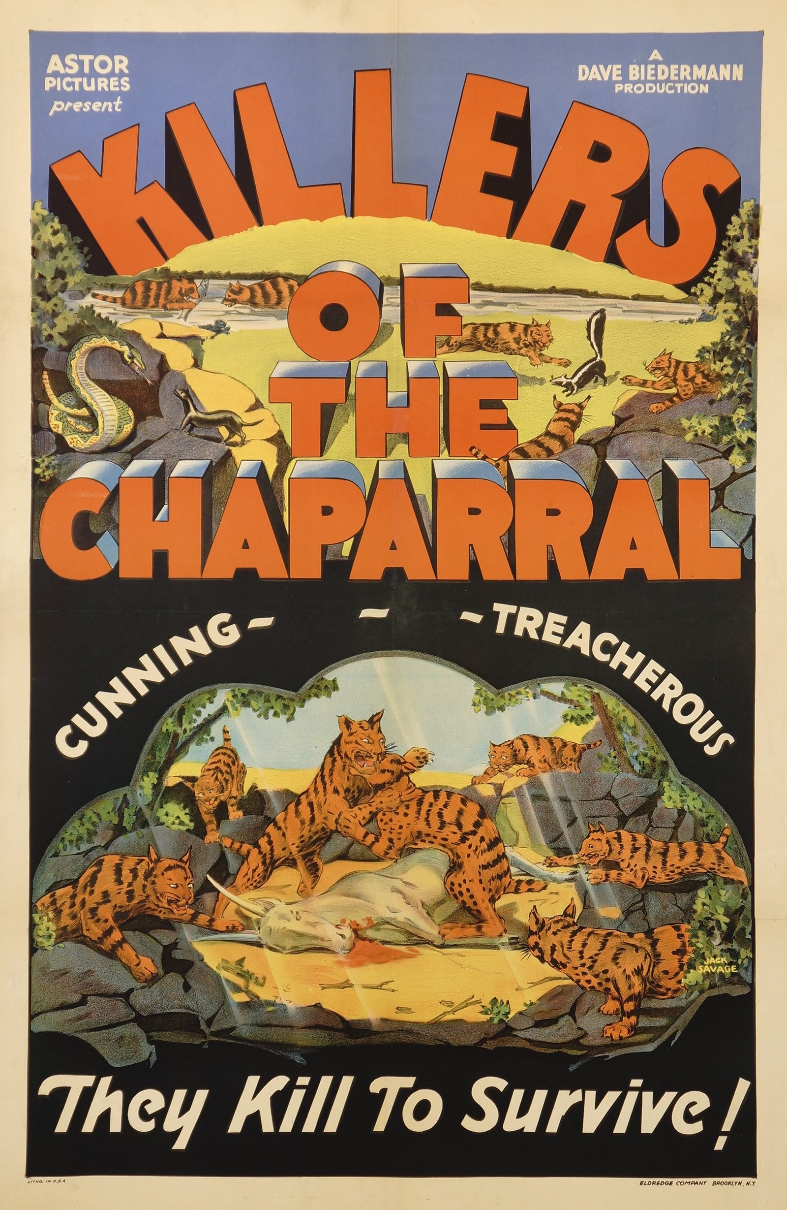 Killers of the Chaparral - Authentic Vintage Poster