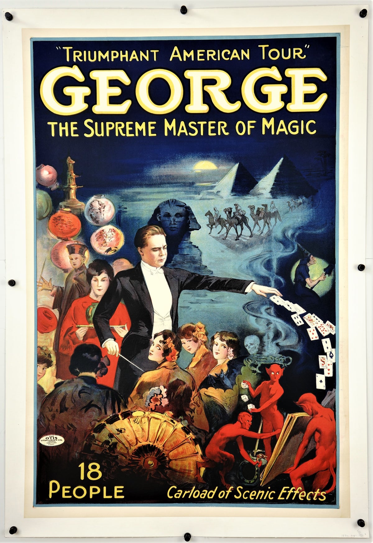 George Supreme Master of Magic - Authentic Vintage Poster