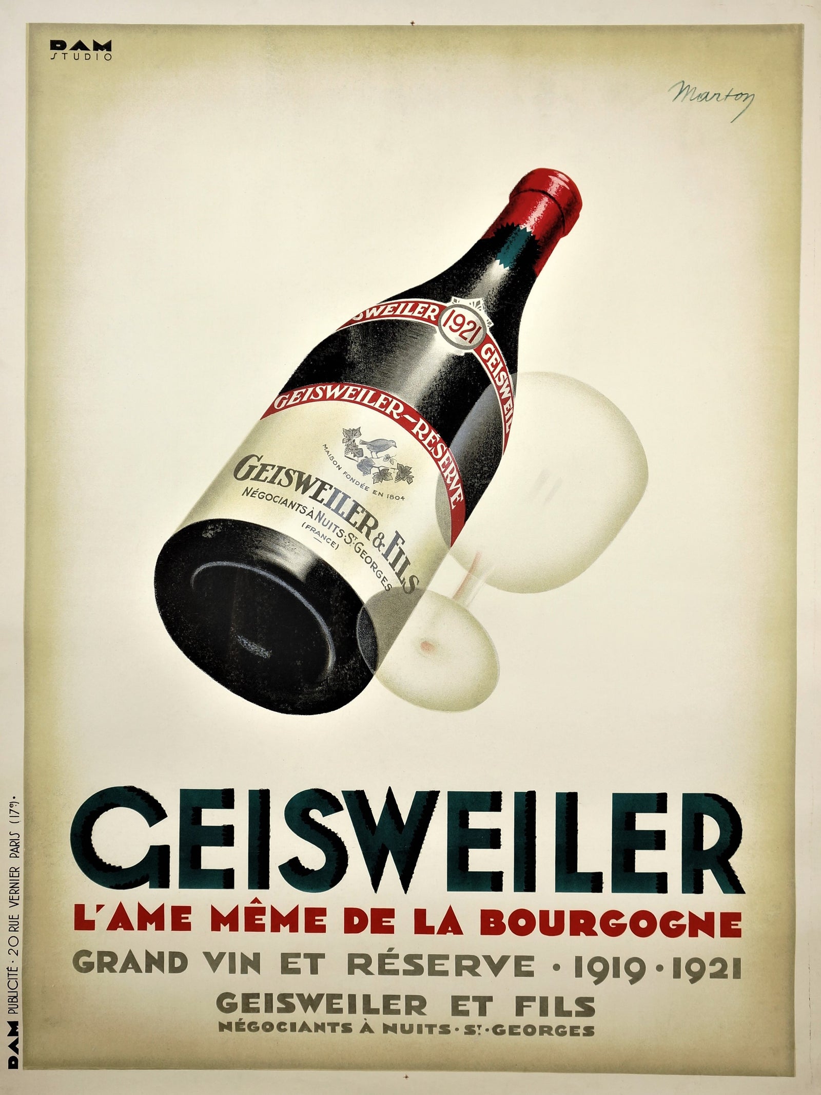 Geisweiler - Authentic Vintage Poster