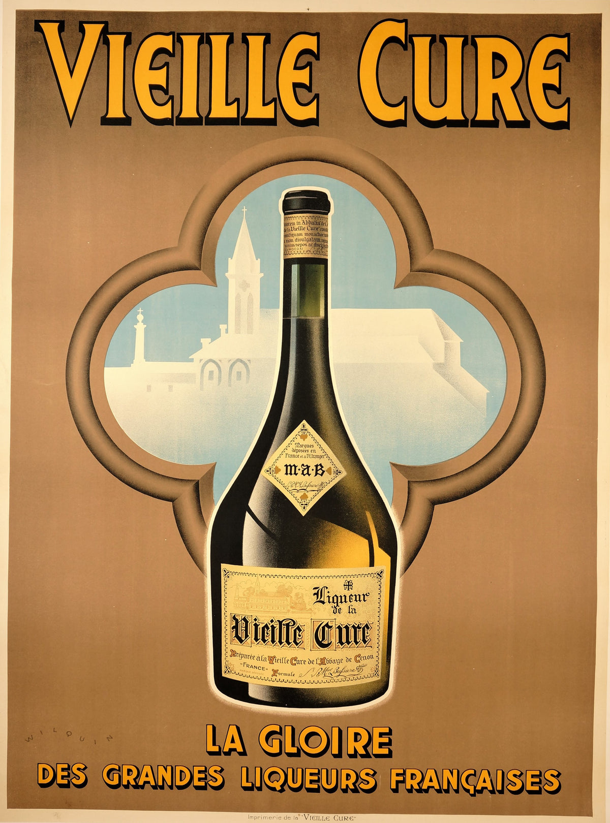 Vieille Cure - Authentic Vintage Poster