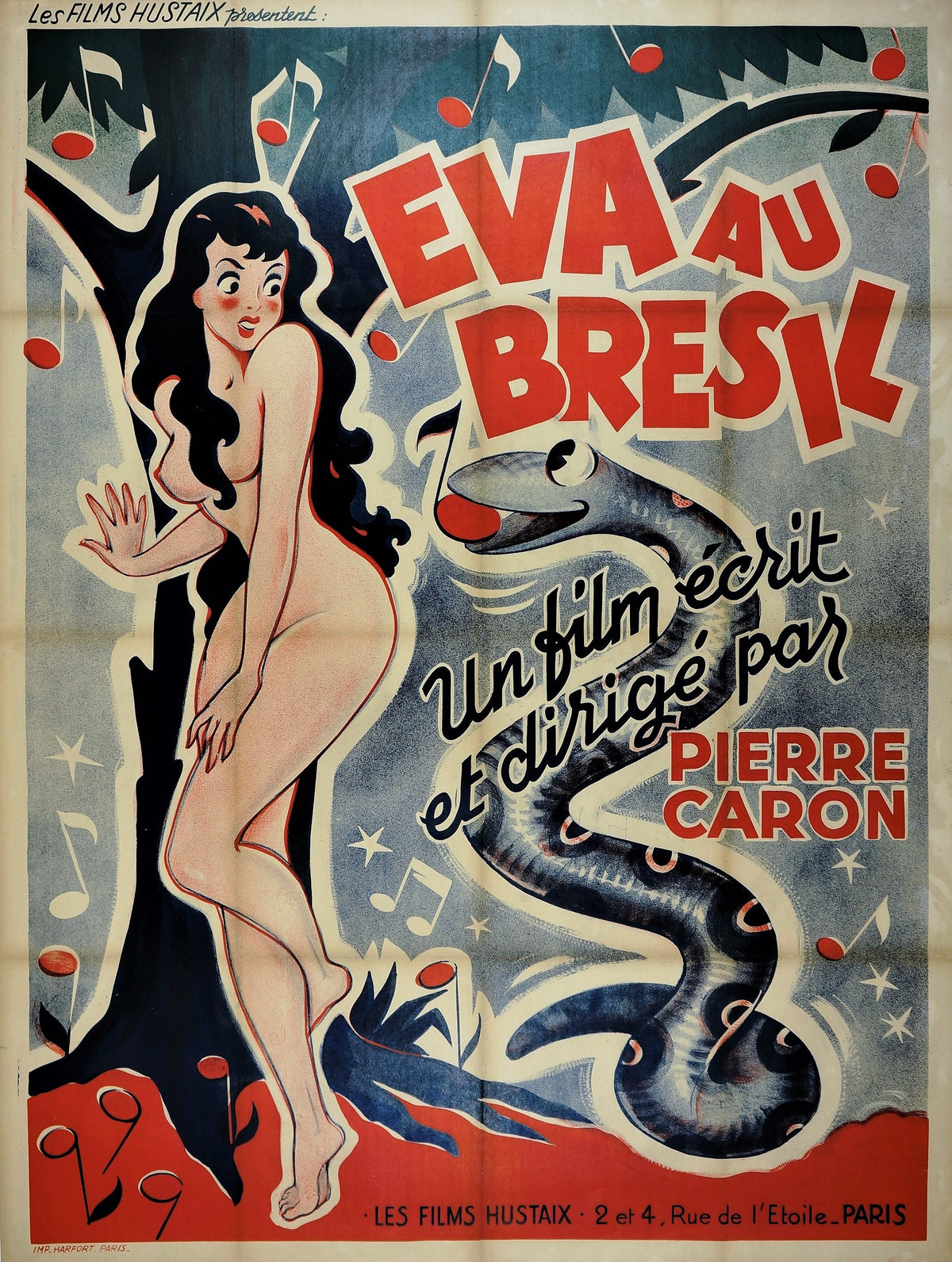 Eva Au Bresil - Authentic Vintage Poster