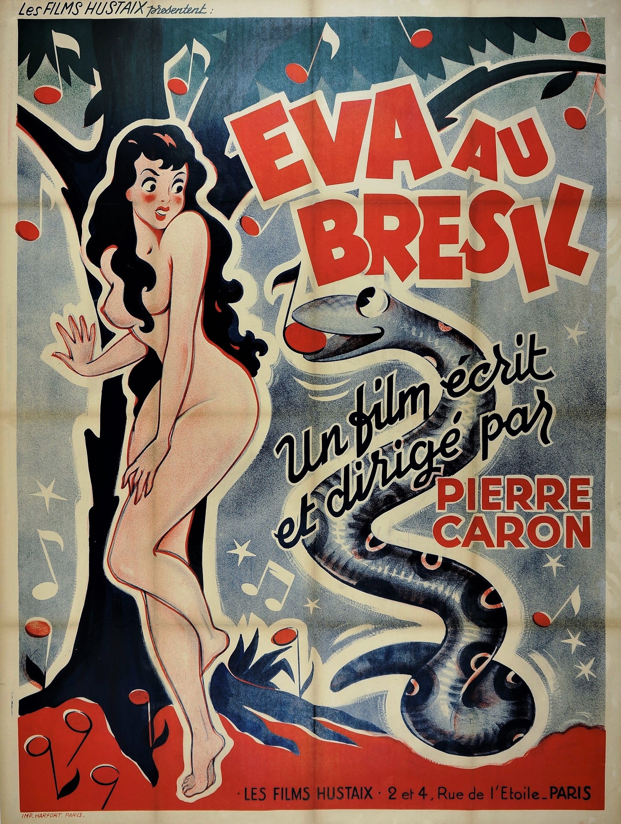 Eva Au Bresil - Authentic Vintage Poster