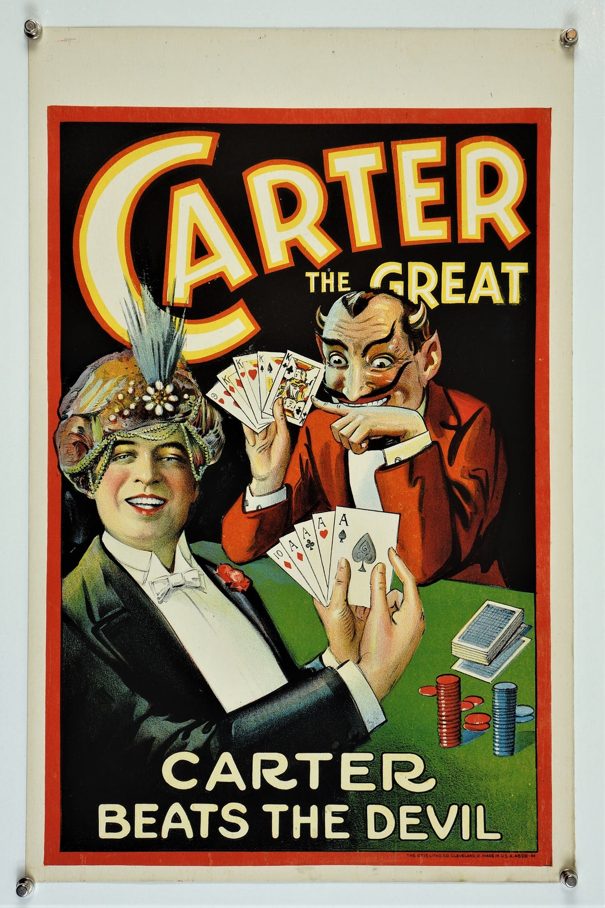 Carter Beats the Devil - Authentic Vintage Window Card