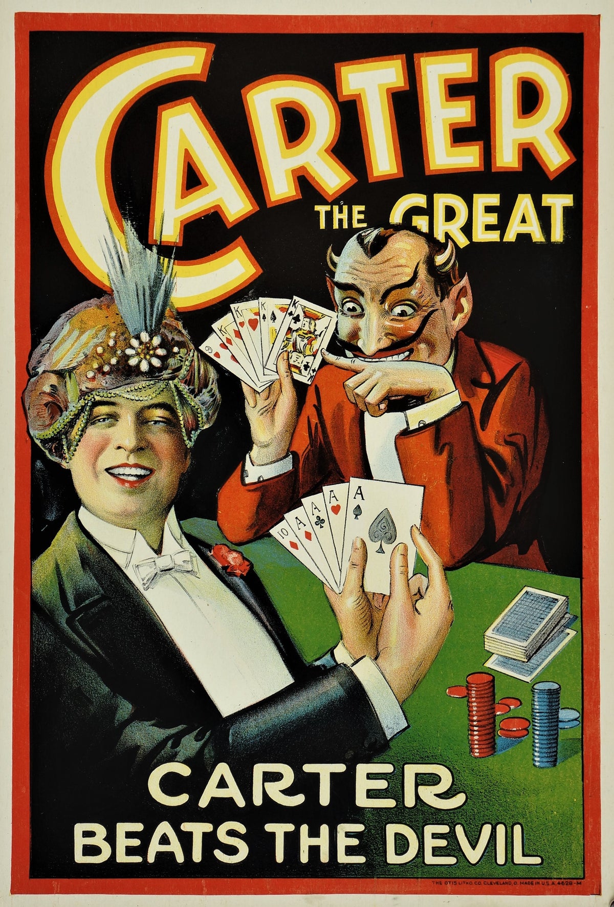 Carter Beats the Devil - Authentic Vintage Window Card