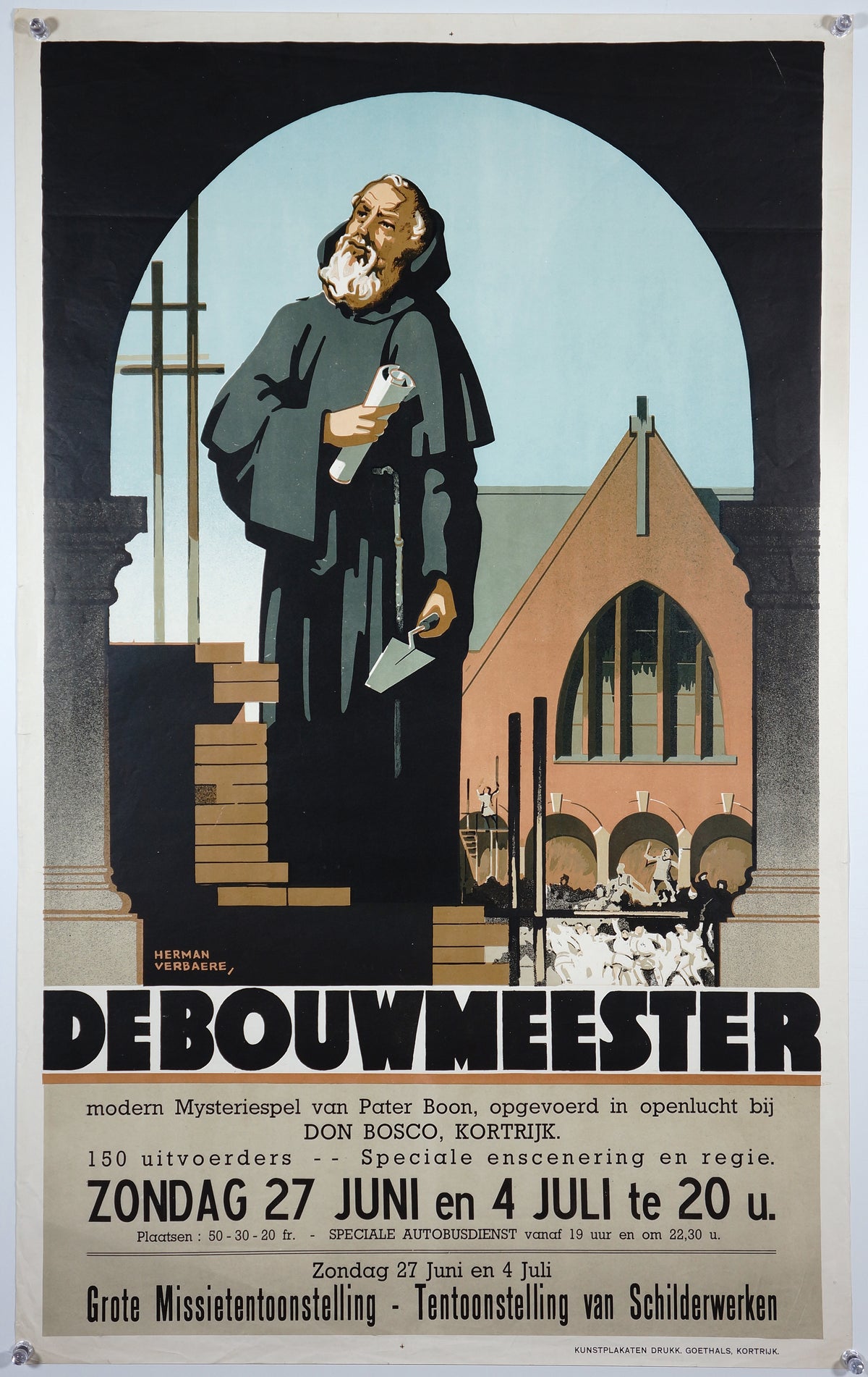 De Bouwmeester - Authentic Vintage Poster