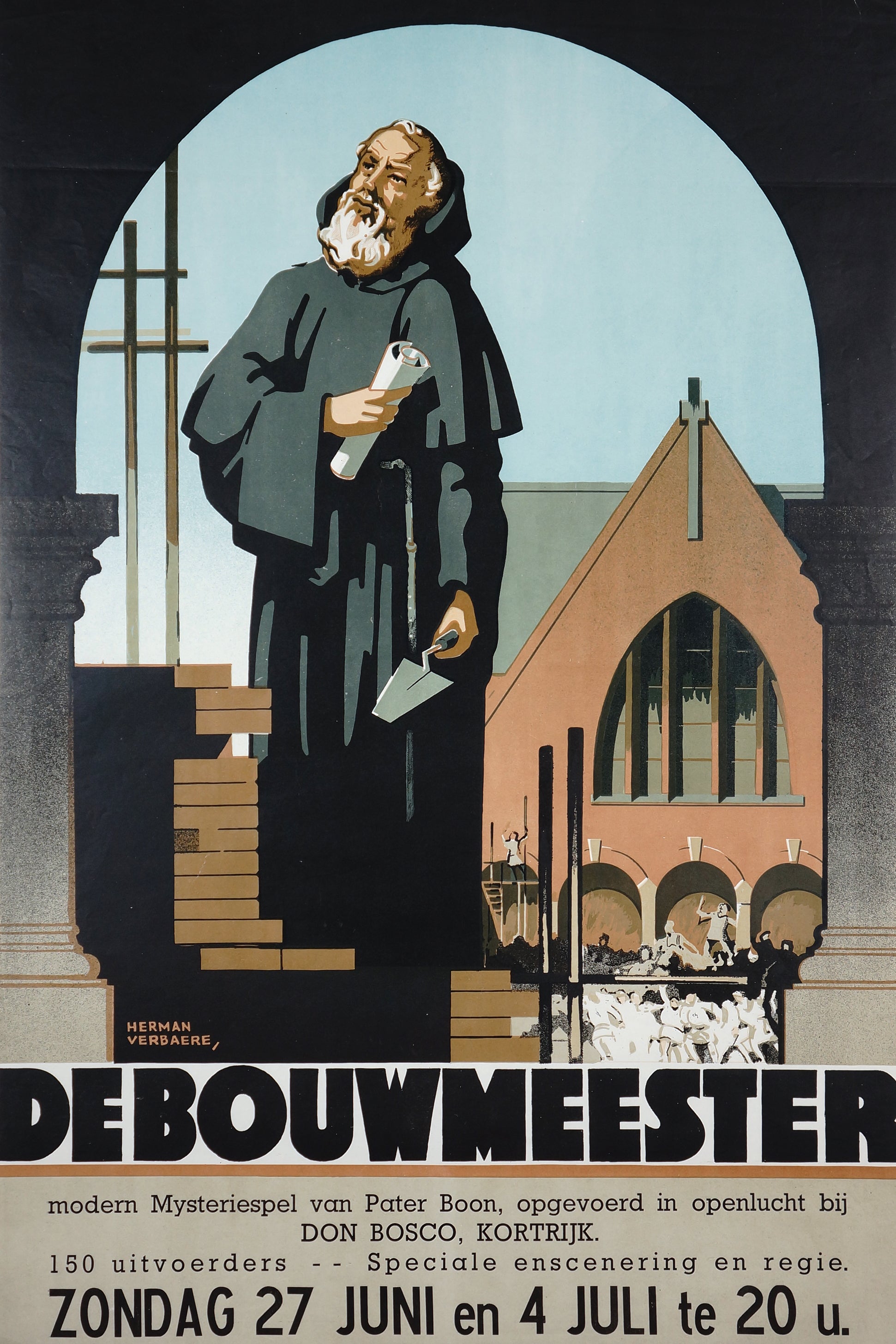 De Bouwmeester - Authentic Vintage Poster