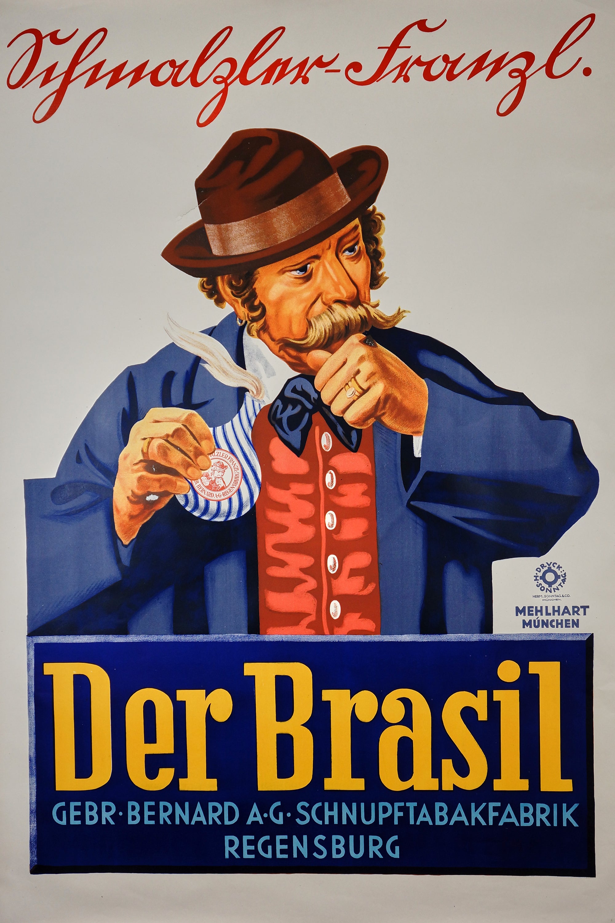Der Brasil - Authentic Vintage Poster
