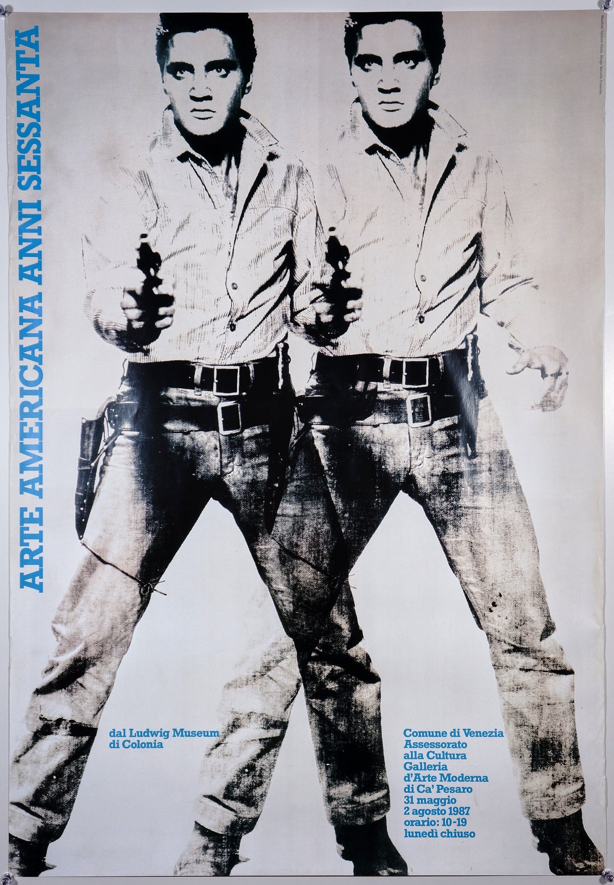 Warhol- Double Elvis - Authentic Vintage Poster