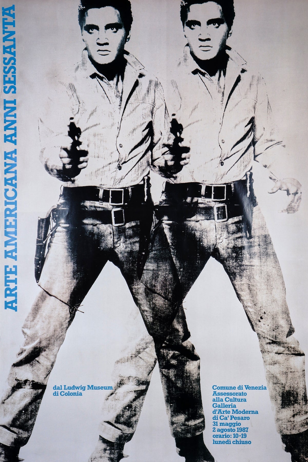 Warhol- Double Elvis - Authentic Vintage Poster
