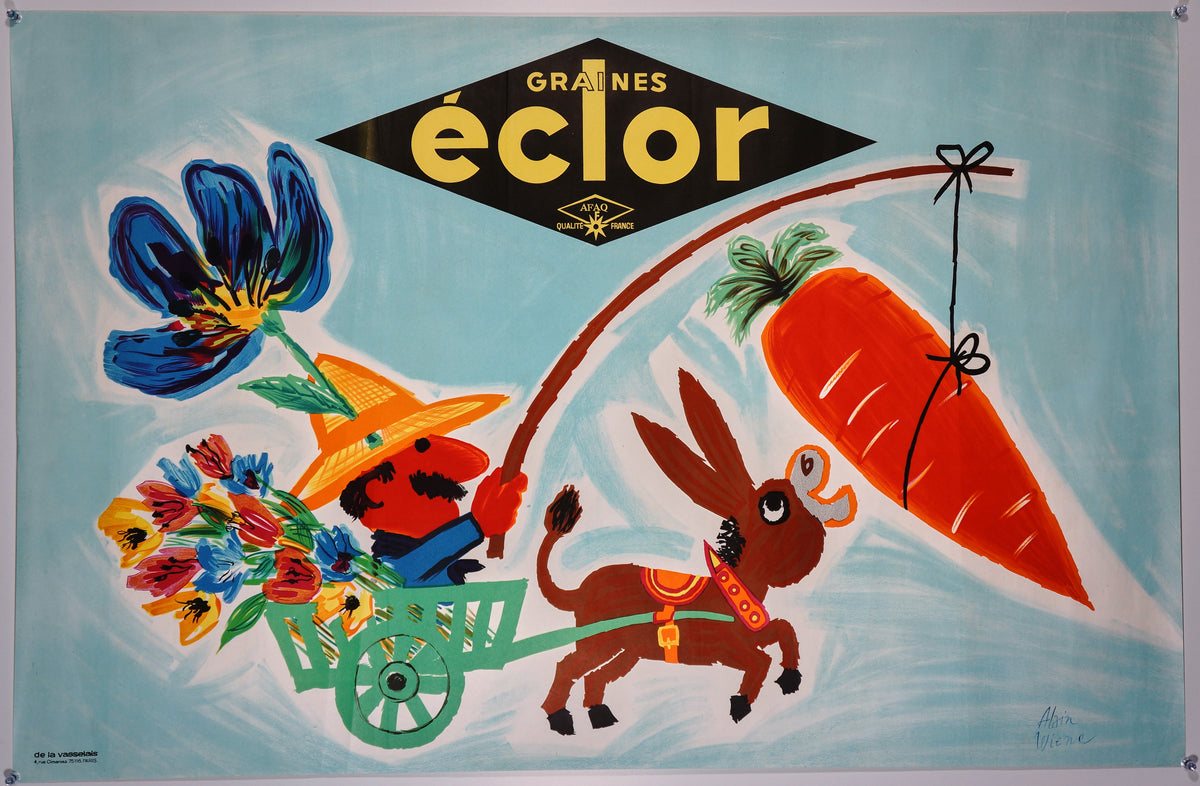 Eclor Graines - Authentic Vintage Poster