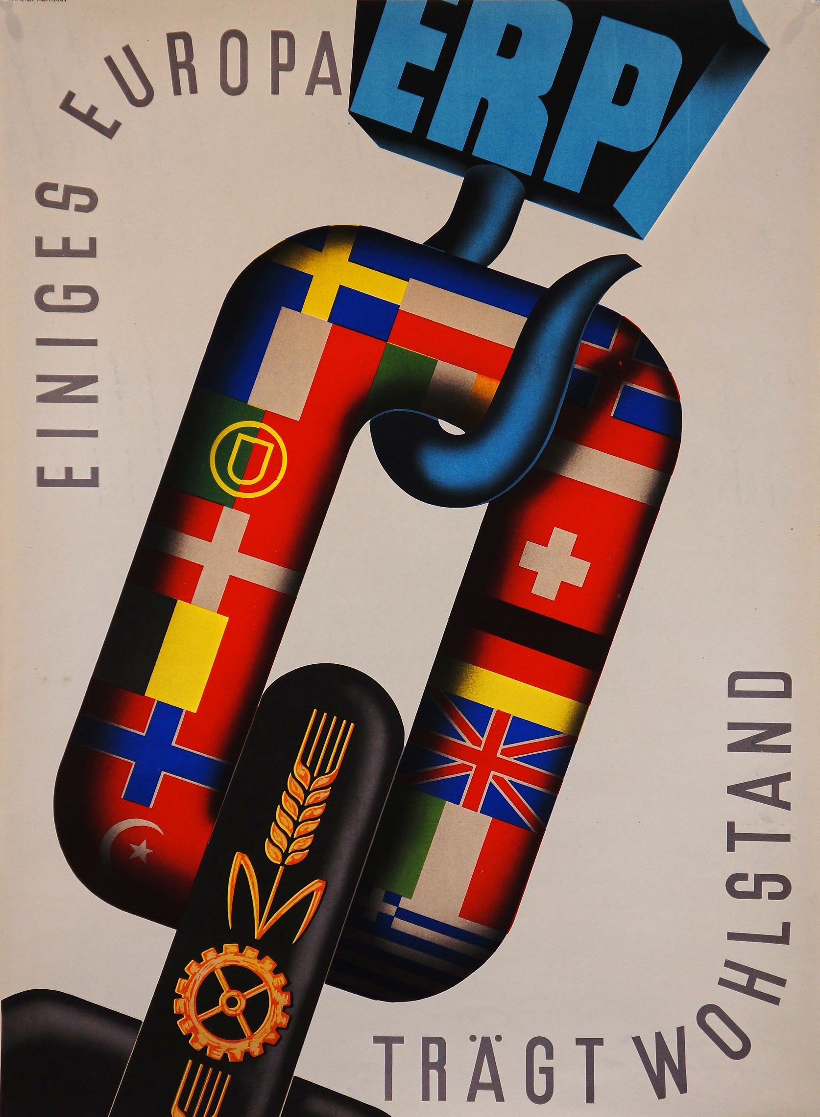 Einiges Europa - Authentic Vintage Poster