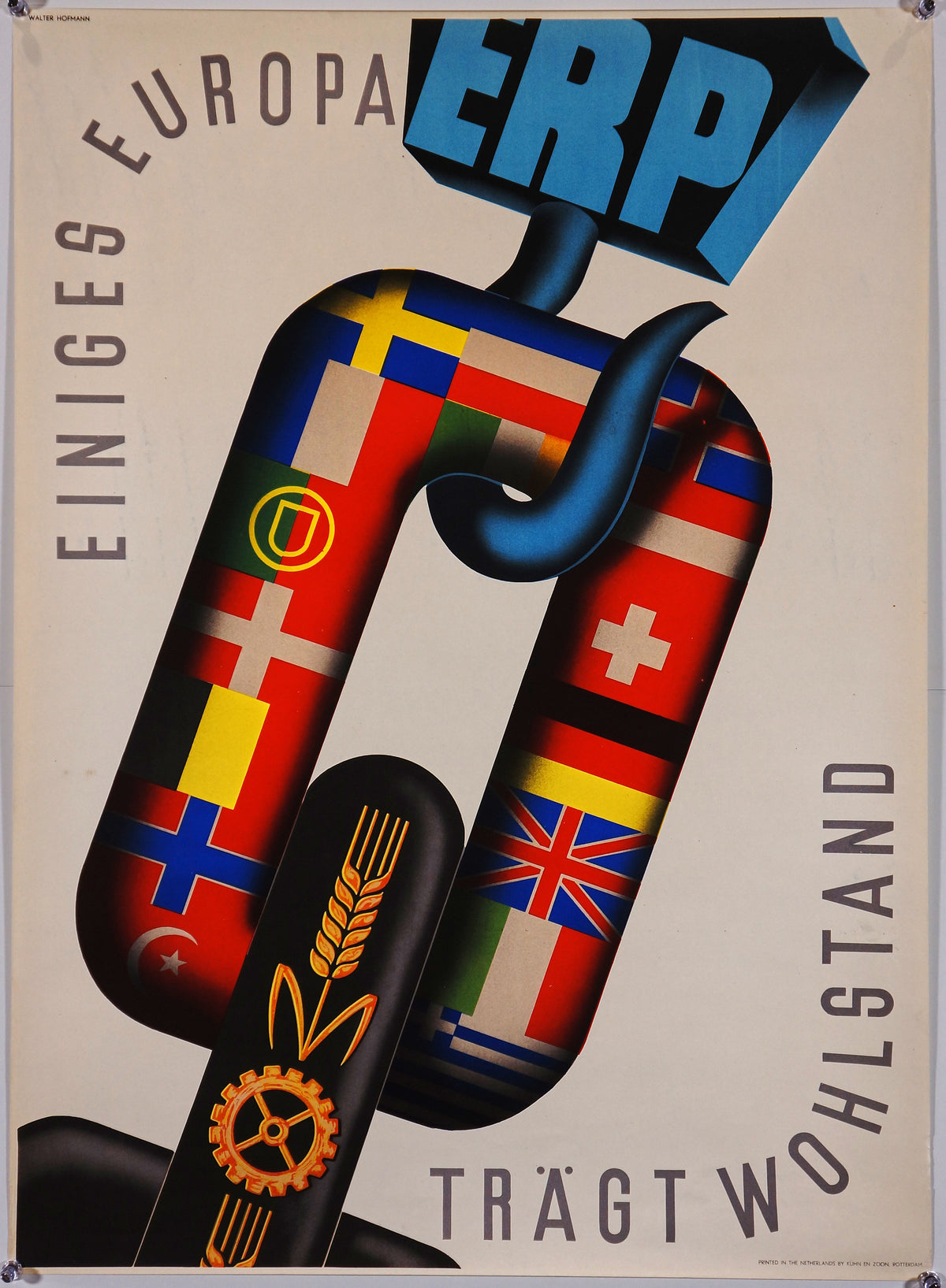 Einiges Europa - Authentic Vintage Poster
