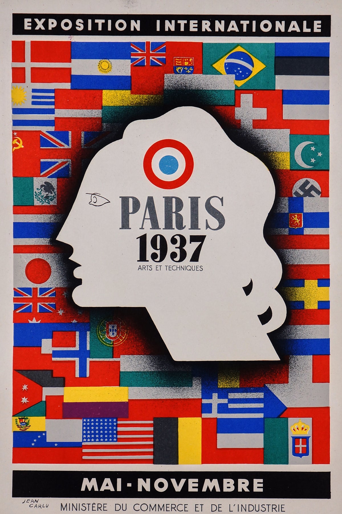 Exposition Internationale Paris - Authentic Vintage Poster
