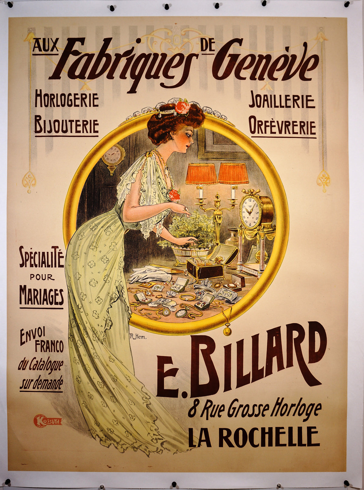 Fabriques Geneve - Authentic Vintage Poster