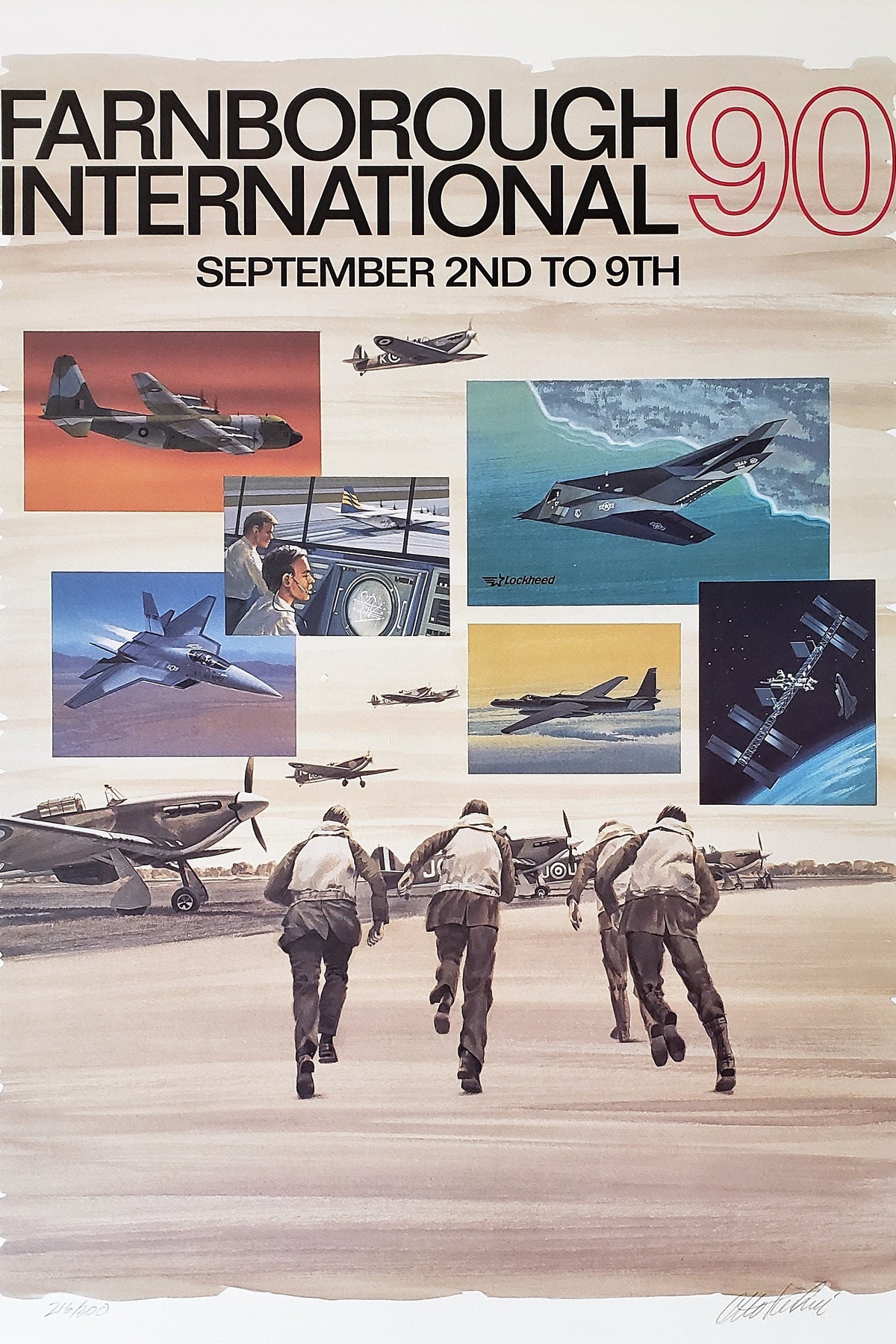 Farnborough Airshow - Authentic Vintage Poster