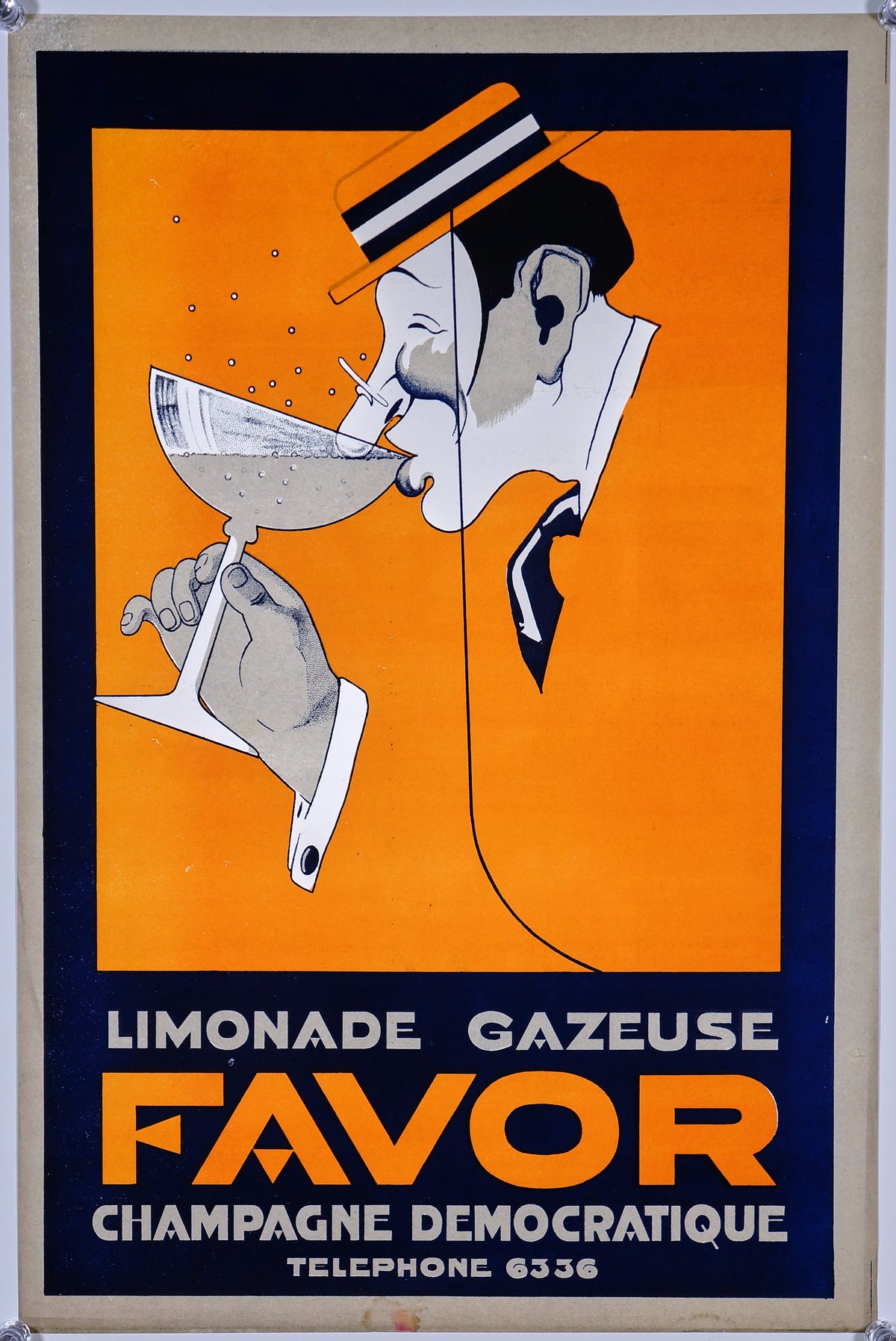 Favor Limonade Gazeuse - Authentic Vintage Poster