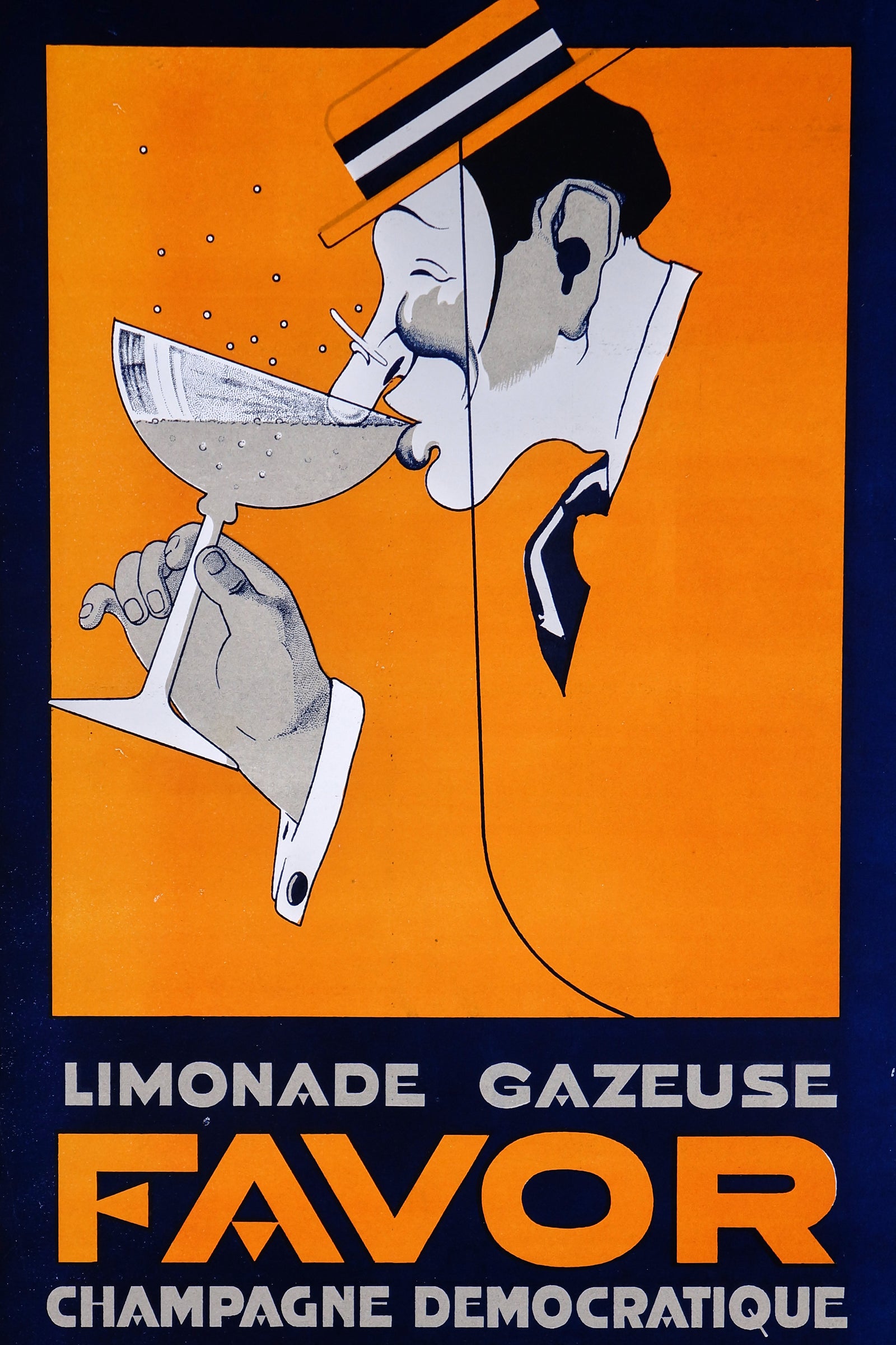 Favor Limonade Gazeuse - Authentic Vintage Poster