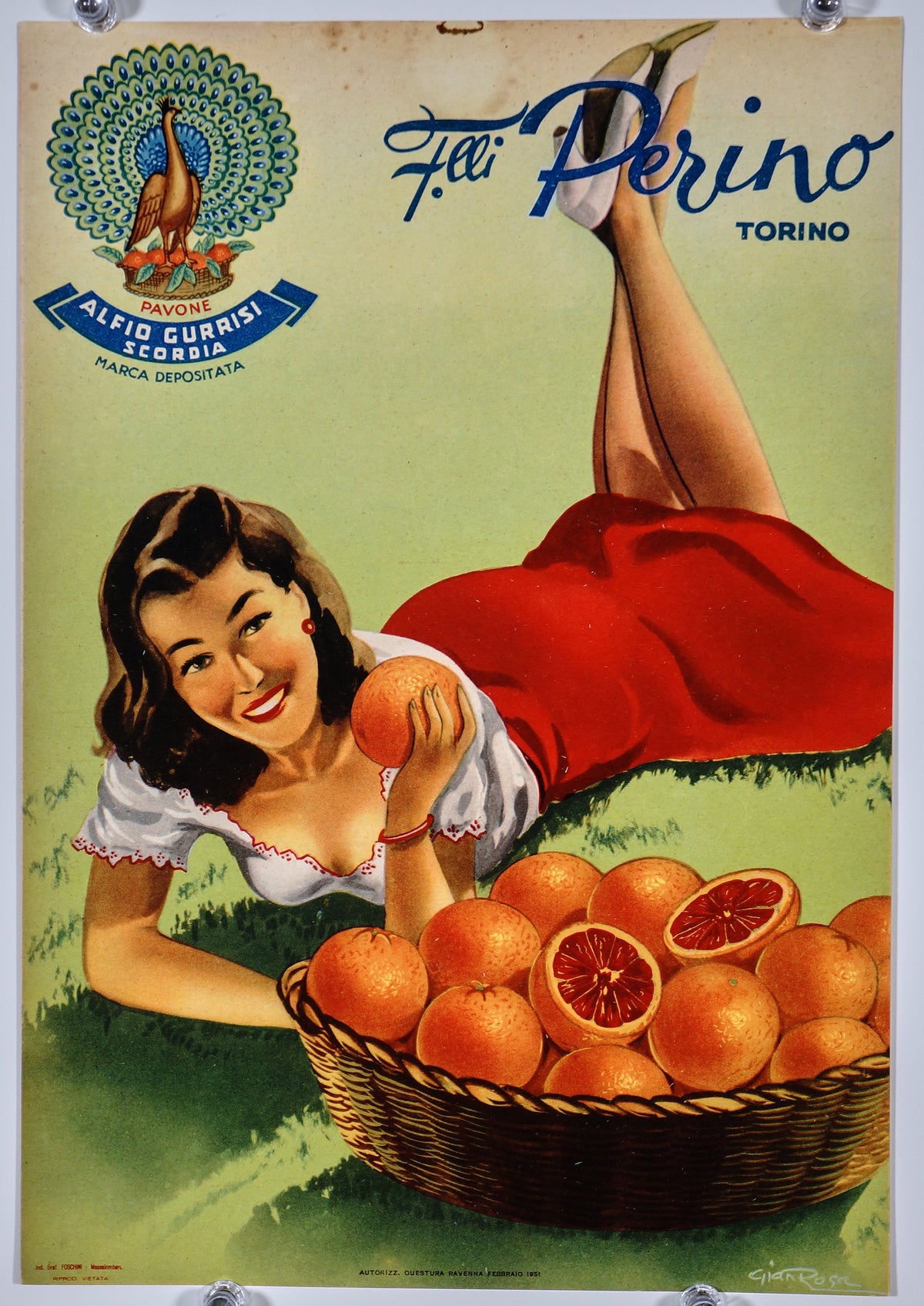 F.lli Perino - Authentic Vintage Poster