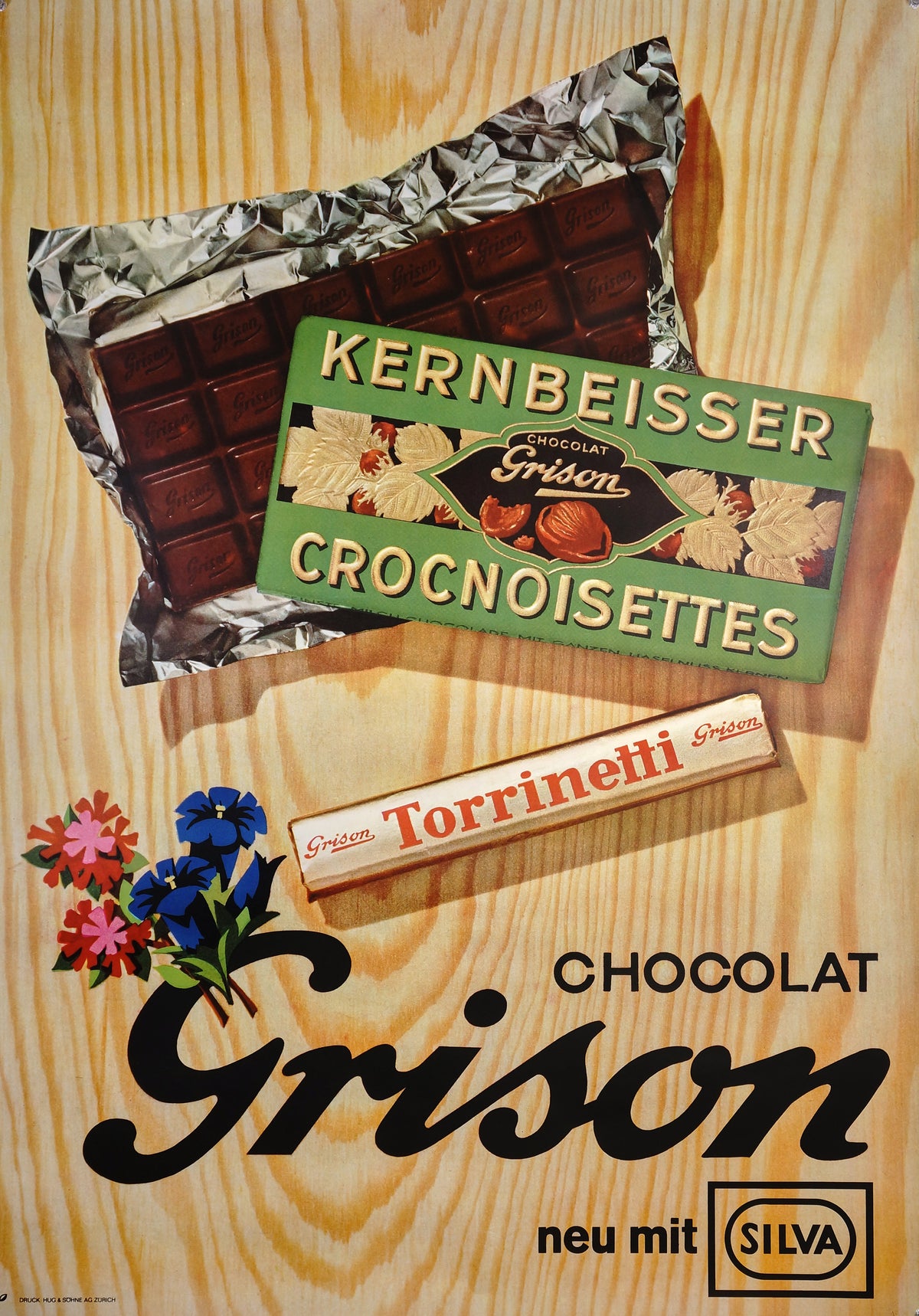 Grison Chocolat - Authentic Vintage Poster