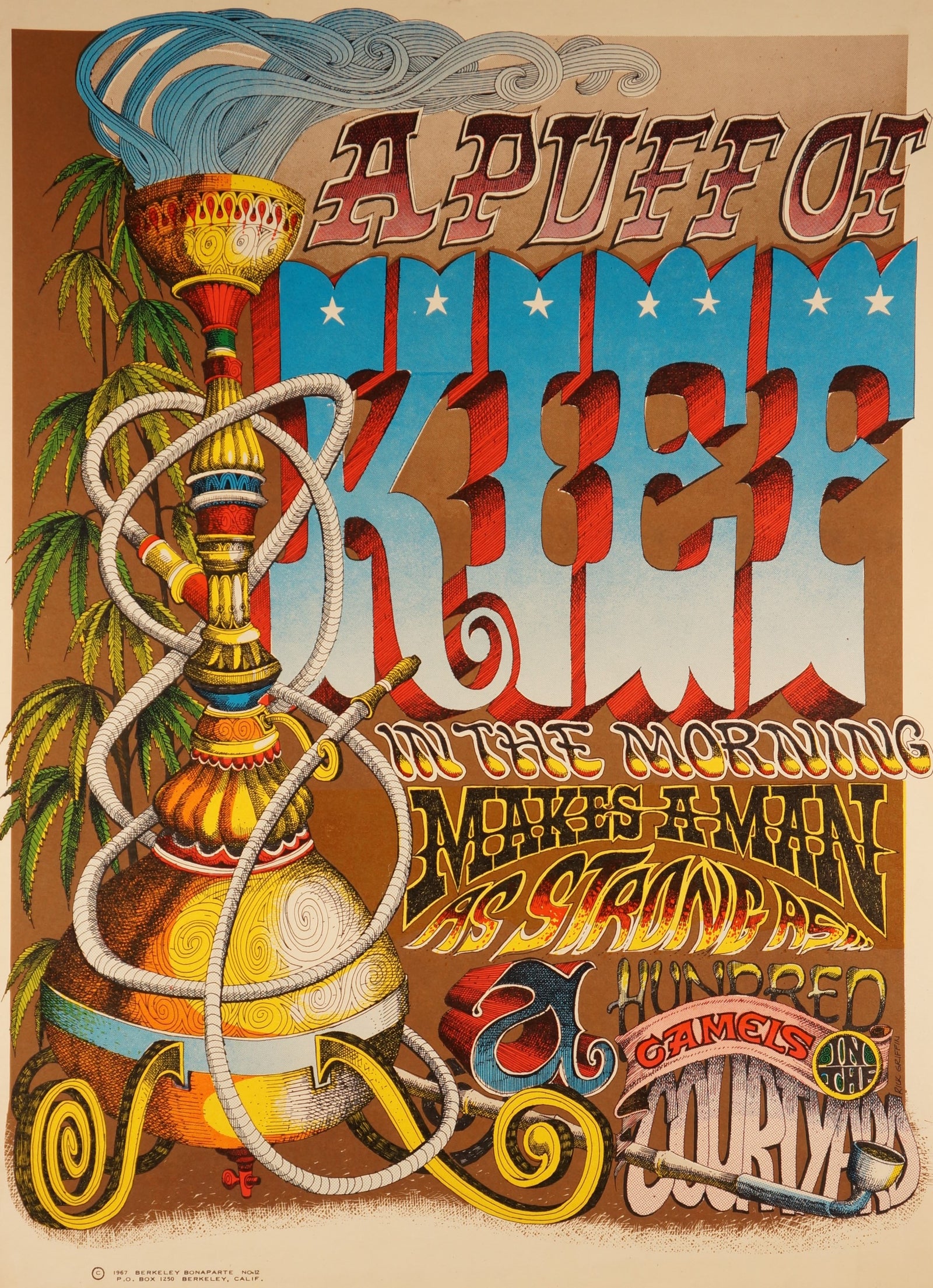 A Puff of Kief - Authentic Vintage Poster