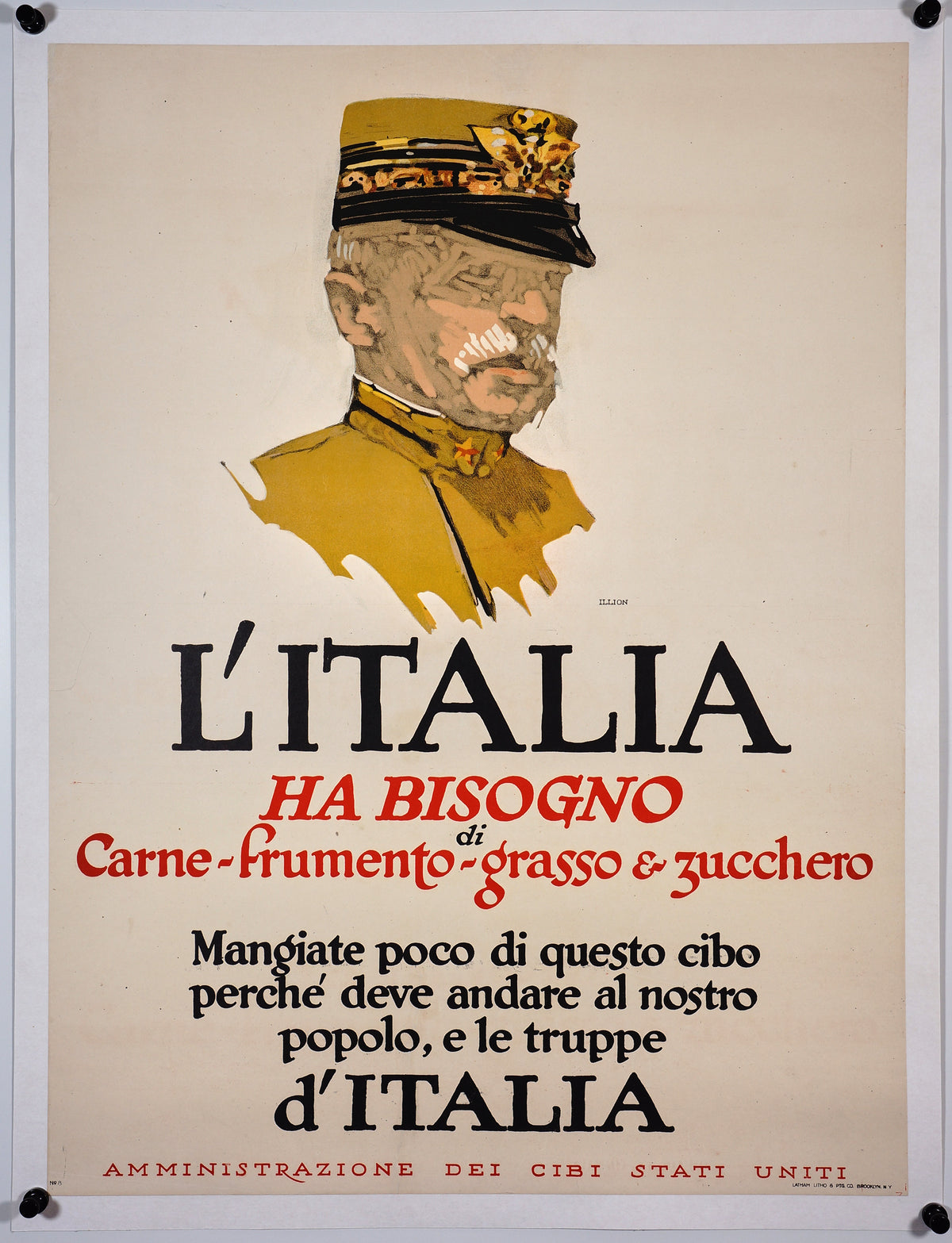 L&#39;Italia ha Bisogno - Authentic Vintage Poster