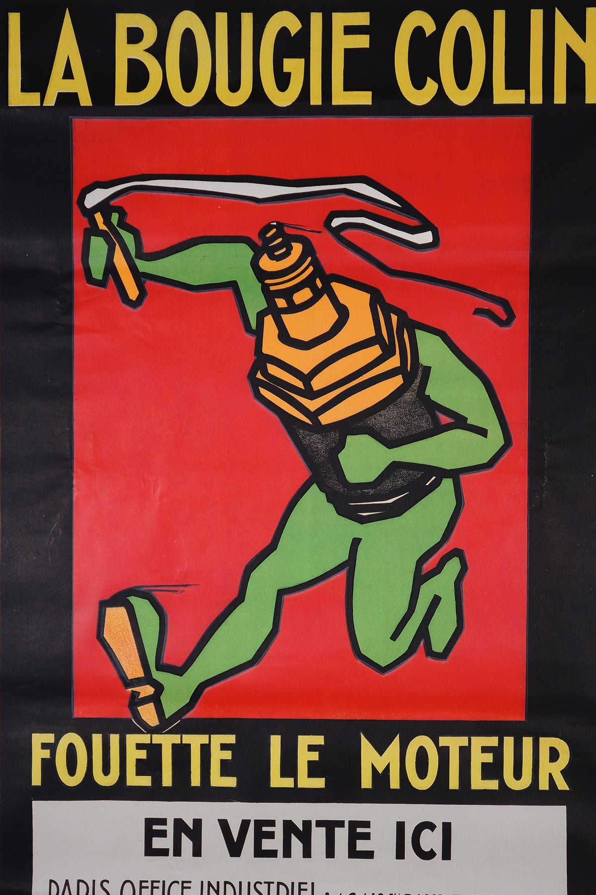 La Bougie Colin - Authentic Vintage Poster