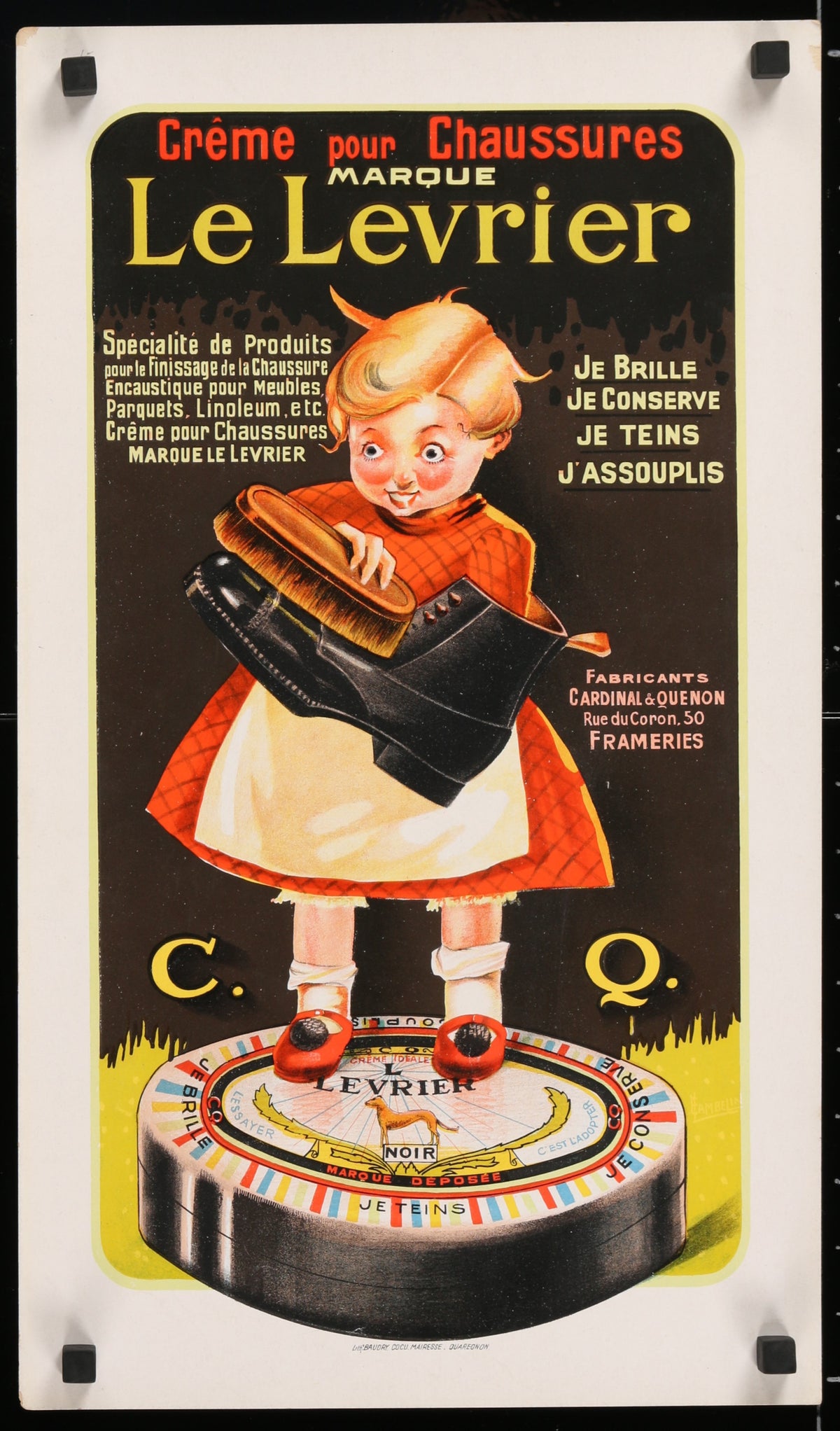 Le Levrier - Authentic Vintage Poster