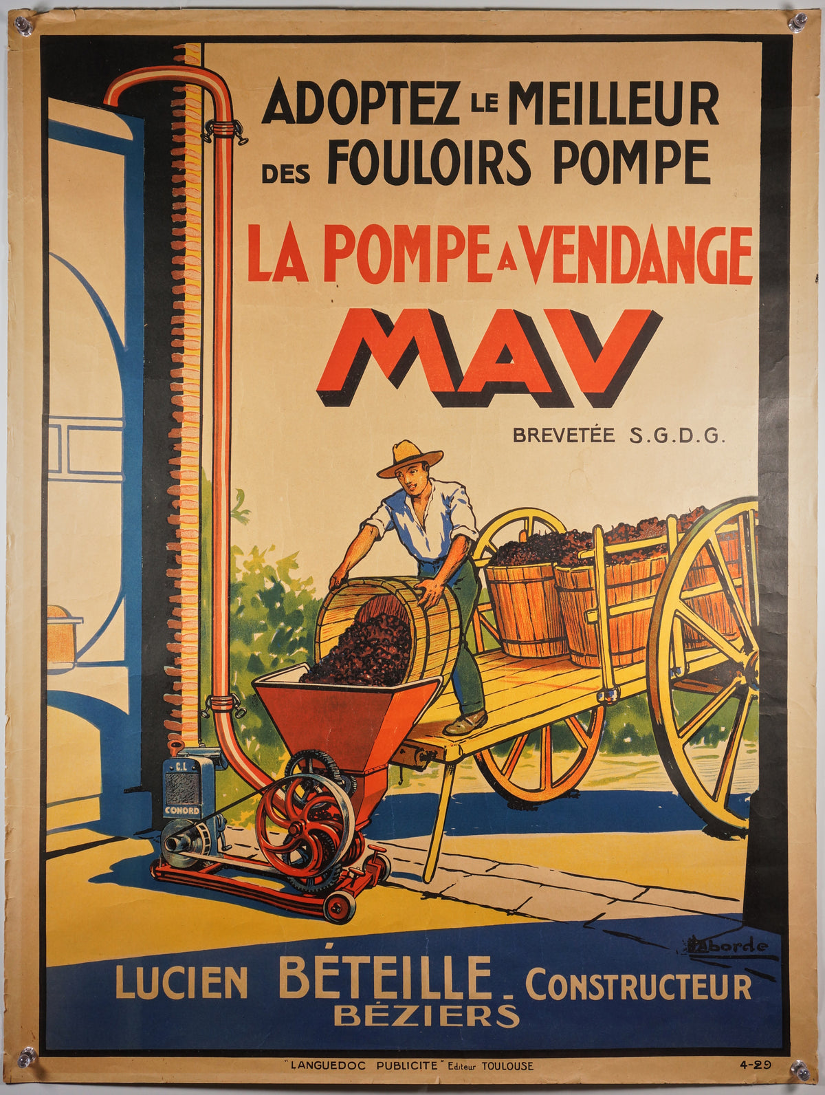 The Vintage Pump- MAV - Authentic Vintage Poster