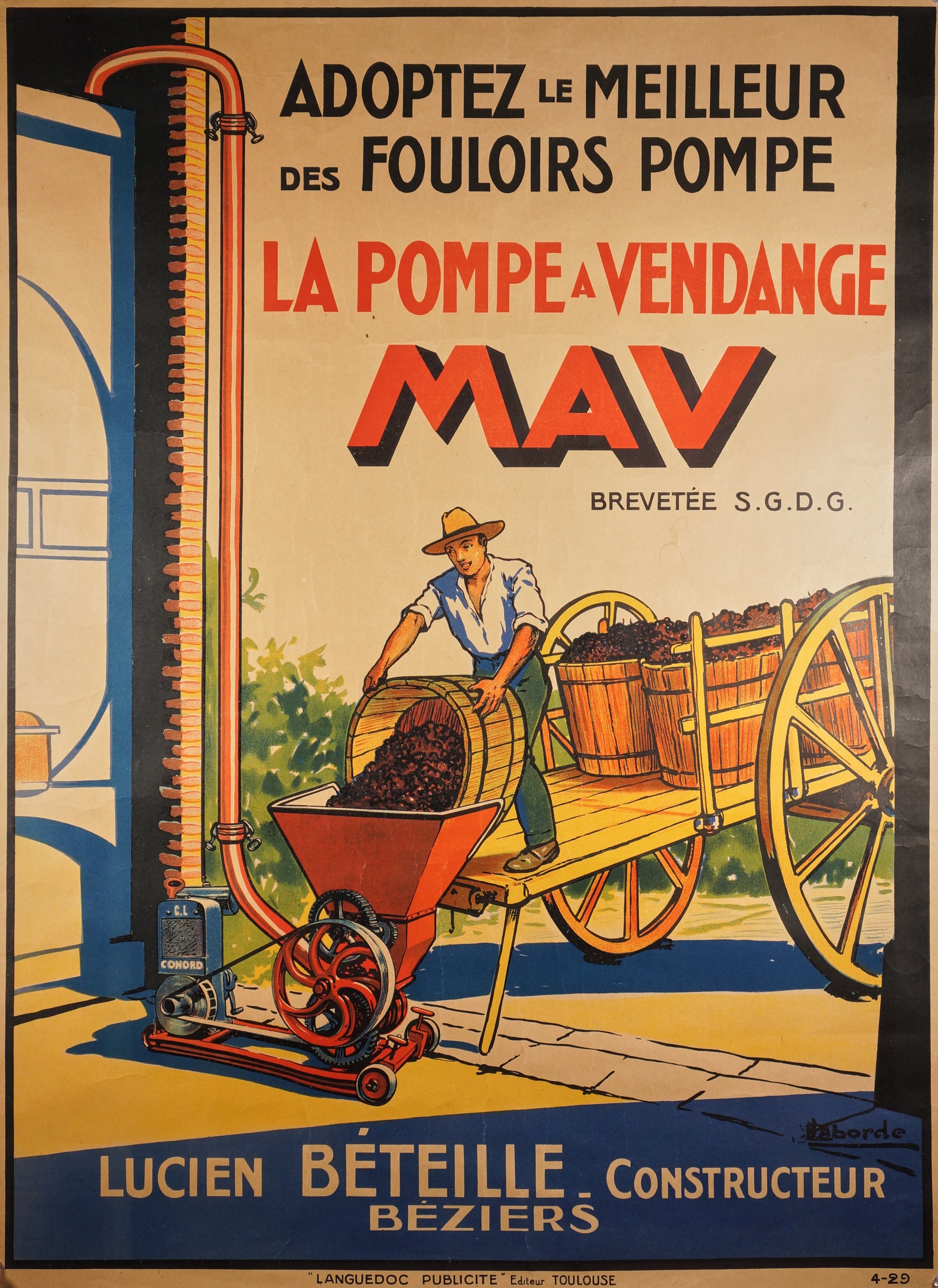The Vintage Pump- MAV - Authentic Vintage Poster