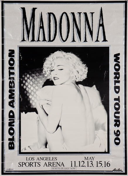 Madonna- Blond Ambition Tour- Original Vintage Poster - Authentic
