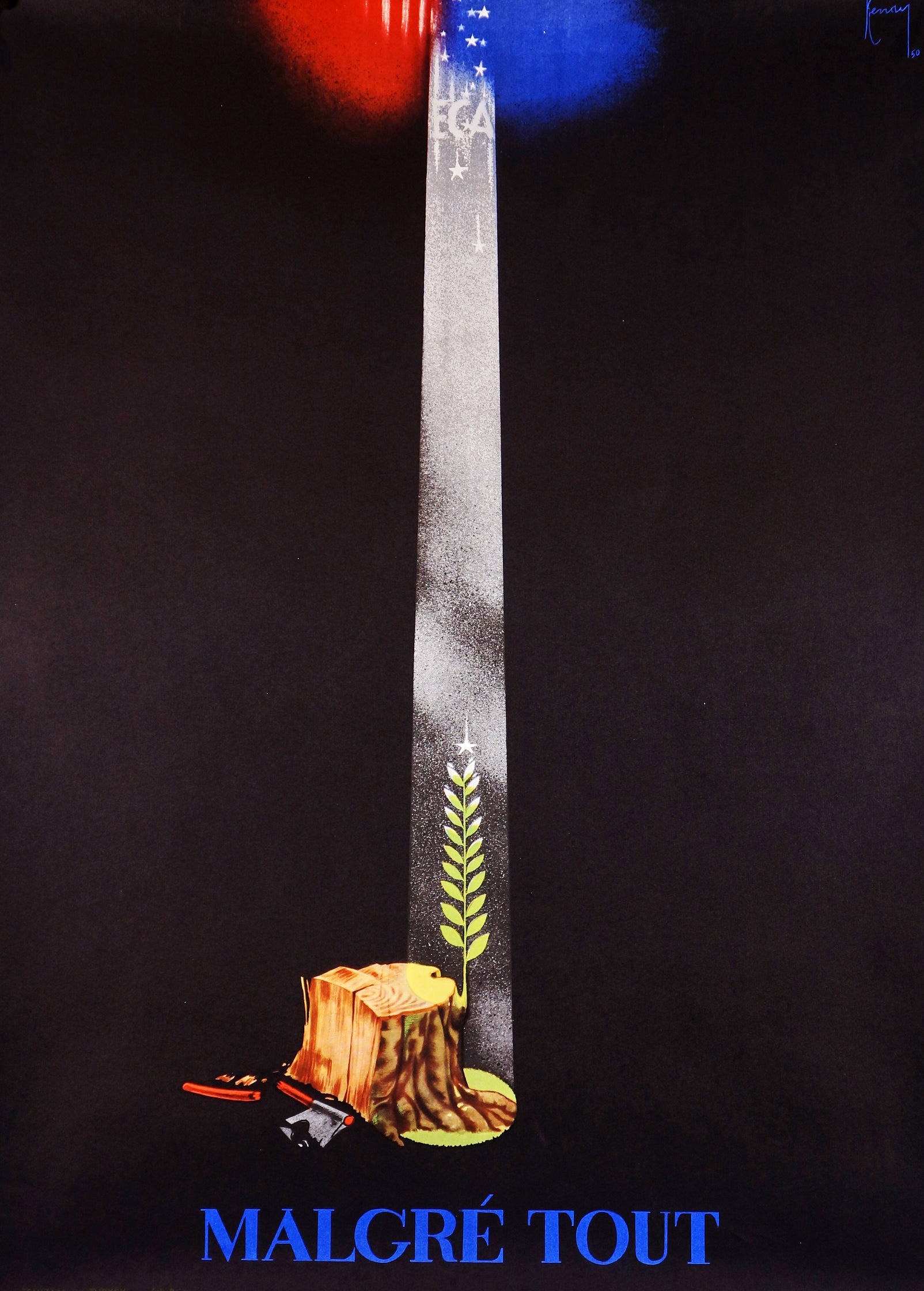 Malgre Tout - Authentic Vintage Poster