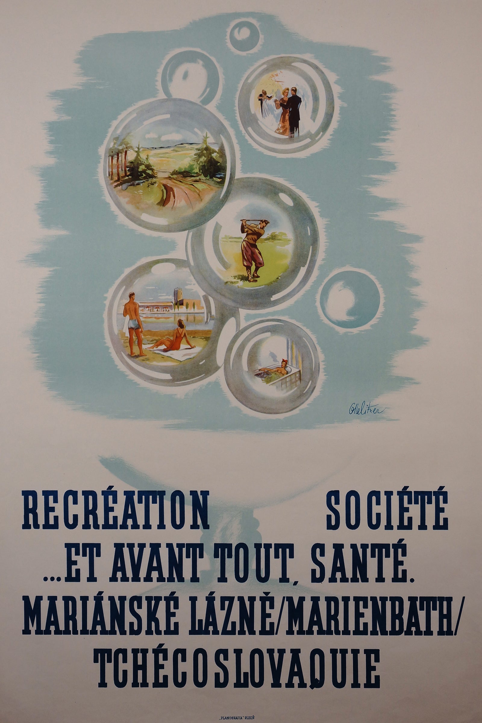 Marienbath - Authentic Vintage Poster