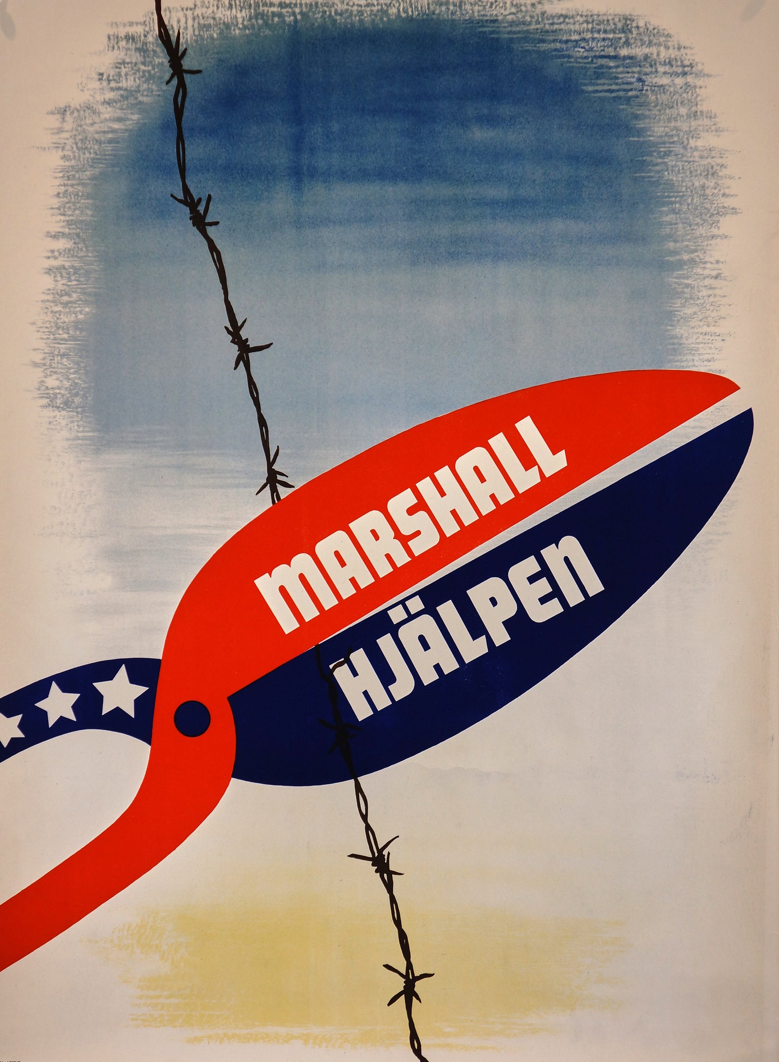 Marshall Hjalpen - Authentic Vintage Poster