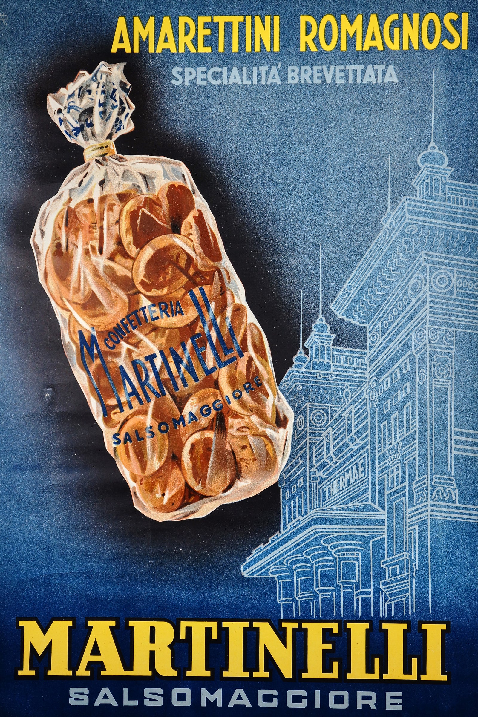 Amarettini Romagnosi- Martinelli - Authentic Vintage Poster