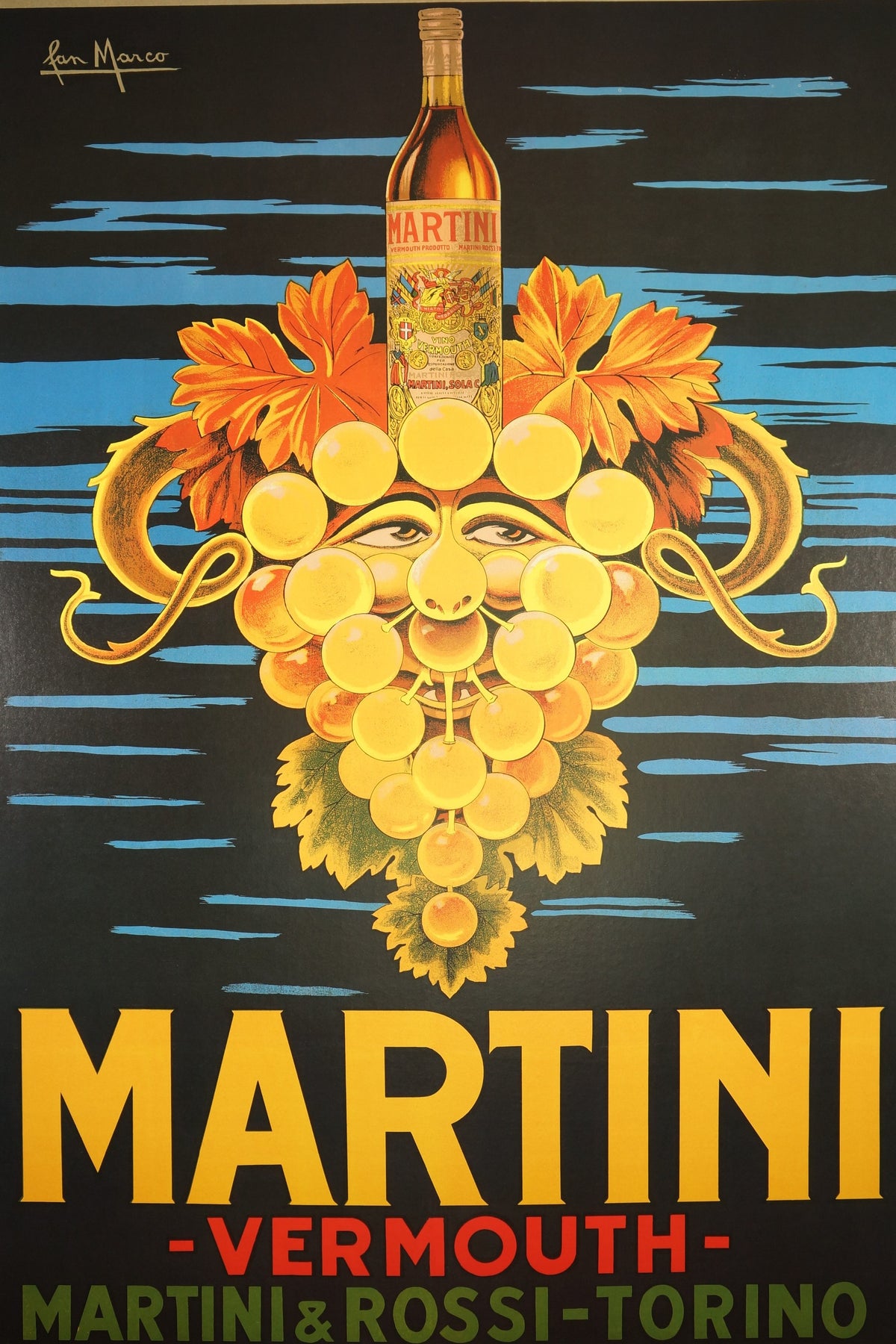 Martini Vermouth - Authentic Vintage Poster