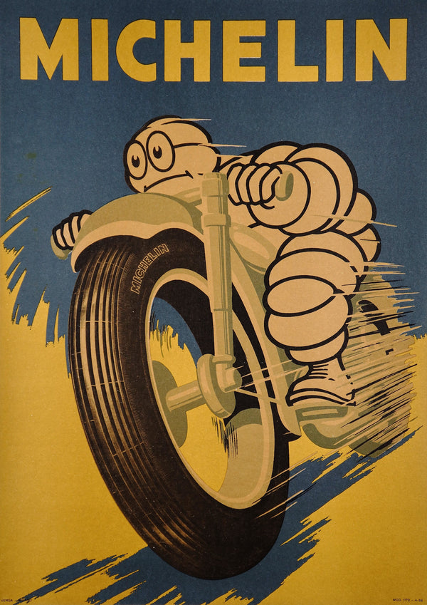 Michelin Bibendum - Authentic Vintage Poster
