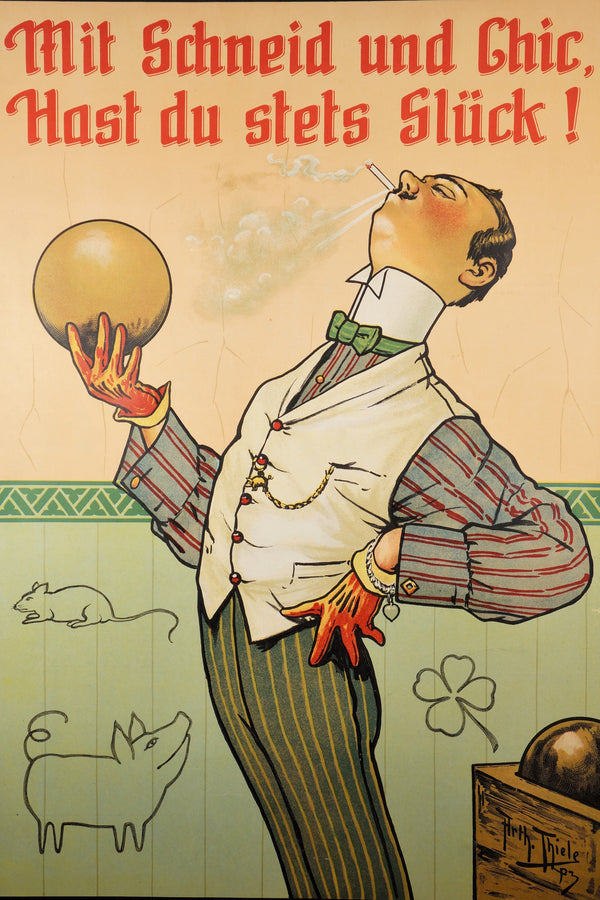 Mit Schneid und Chic - Authentic Vintage Poster