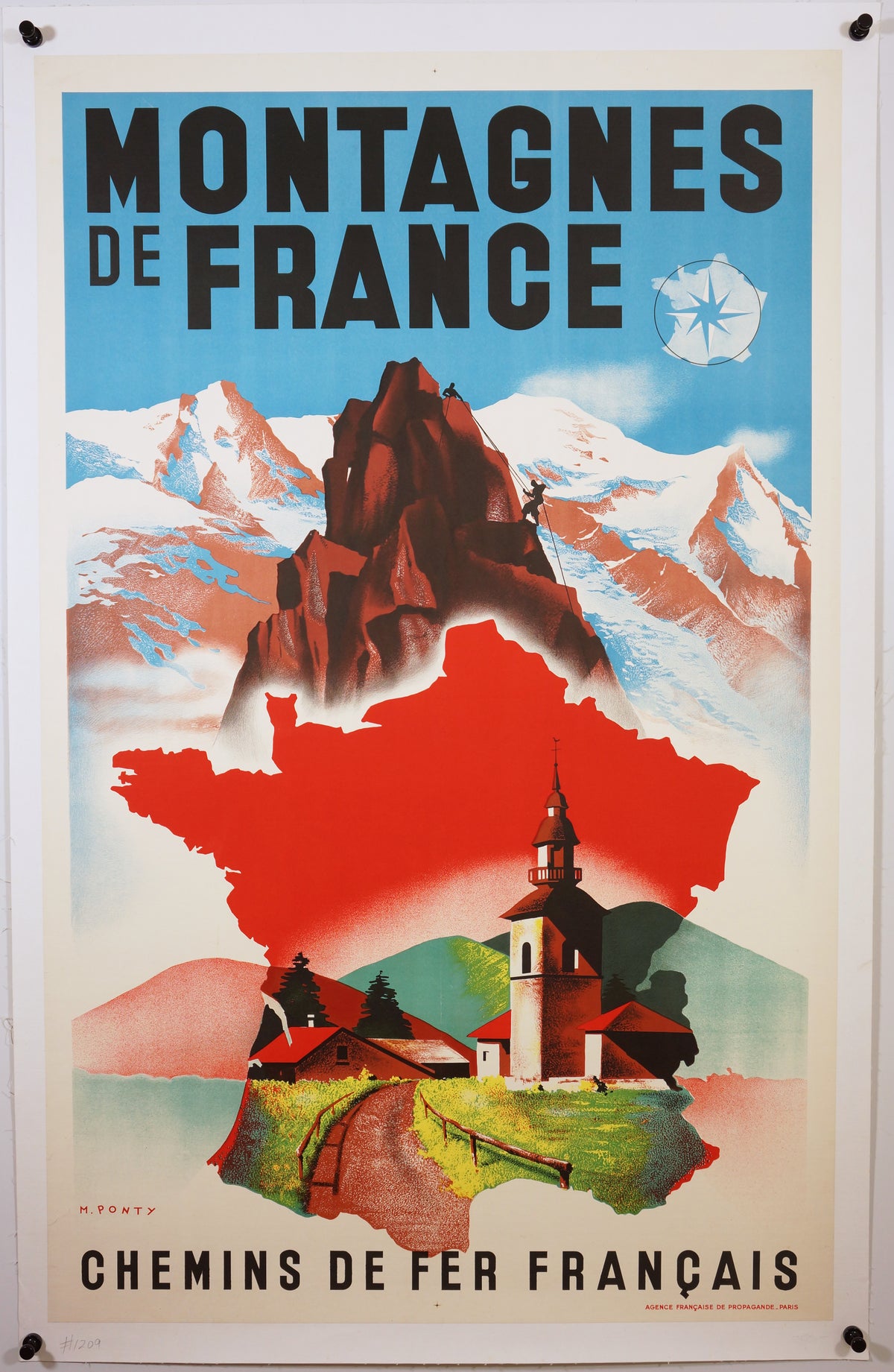 Montagnes de France - Authentic Vintage Past Sale