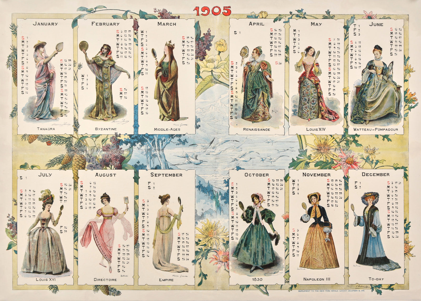 New York Herald Insert - Authentic Vintage Poster