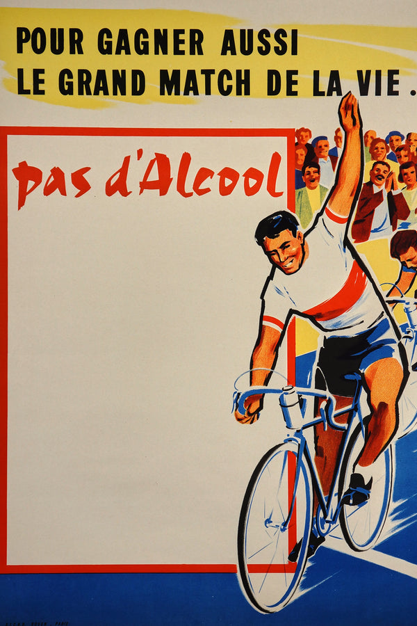No Alcohol! - Authentic Vintage Poster