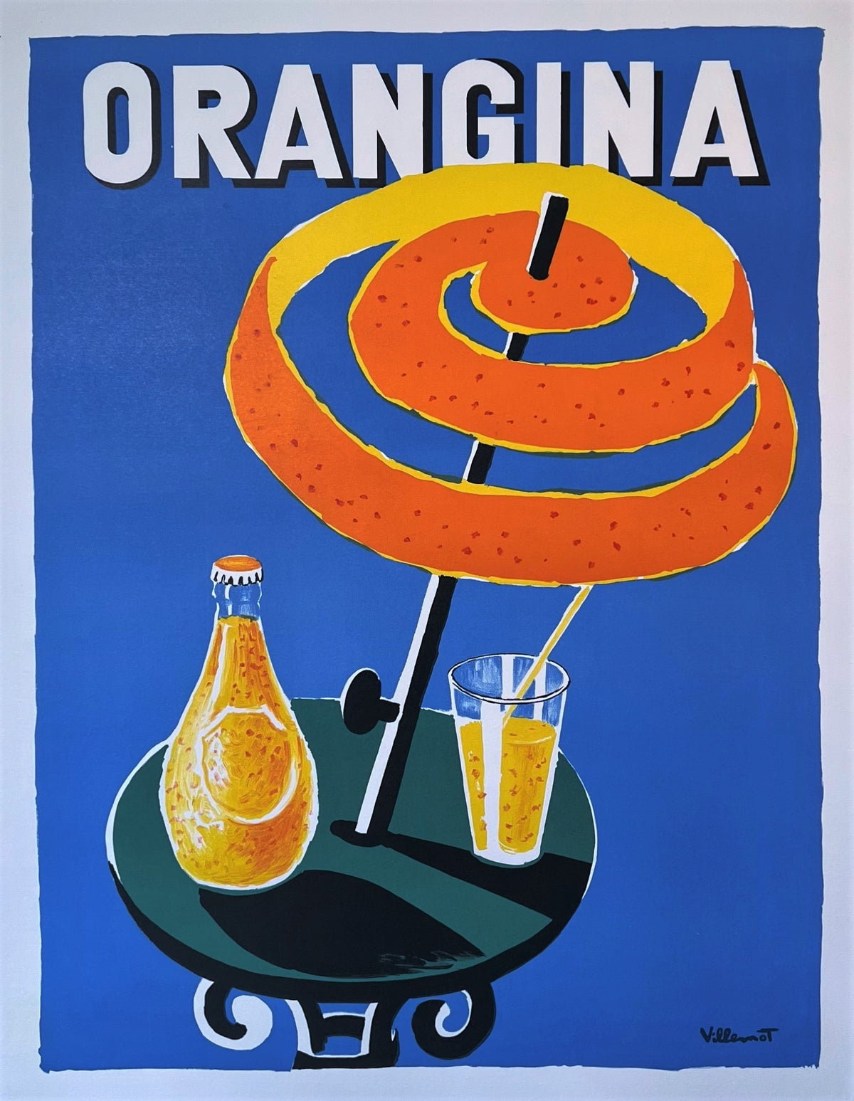 Orangina by Villemot - Authentic Vintage Poster
