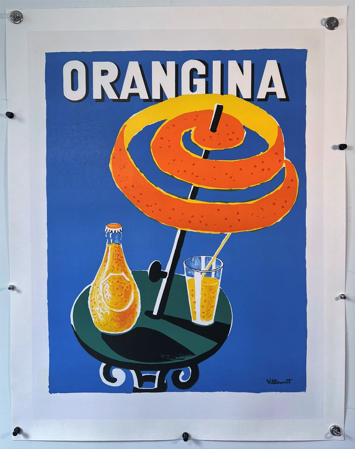 Orangina by Villemot - Authentic Vintage Poster