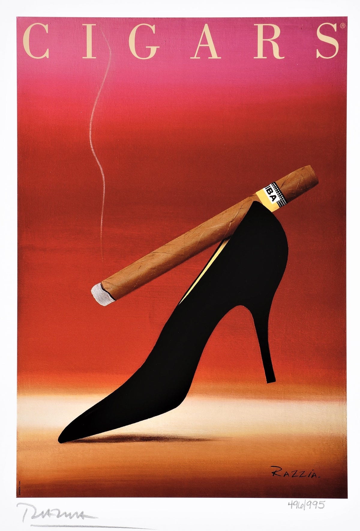 Razzia, Cigar - Authentic Vintage Poster