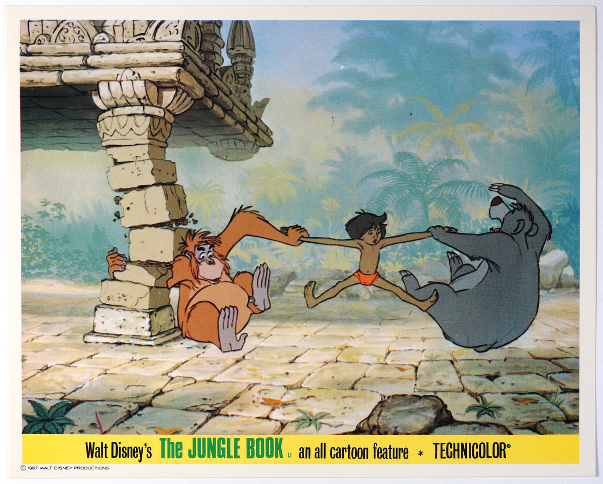 The Jungle Book, Lobby Card - Authentic Vintage Window Card