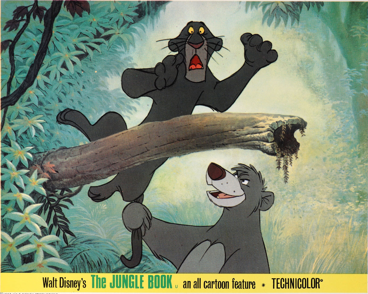 The Jungle Book, Lobby Card - Authentic Vintage Window Card