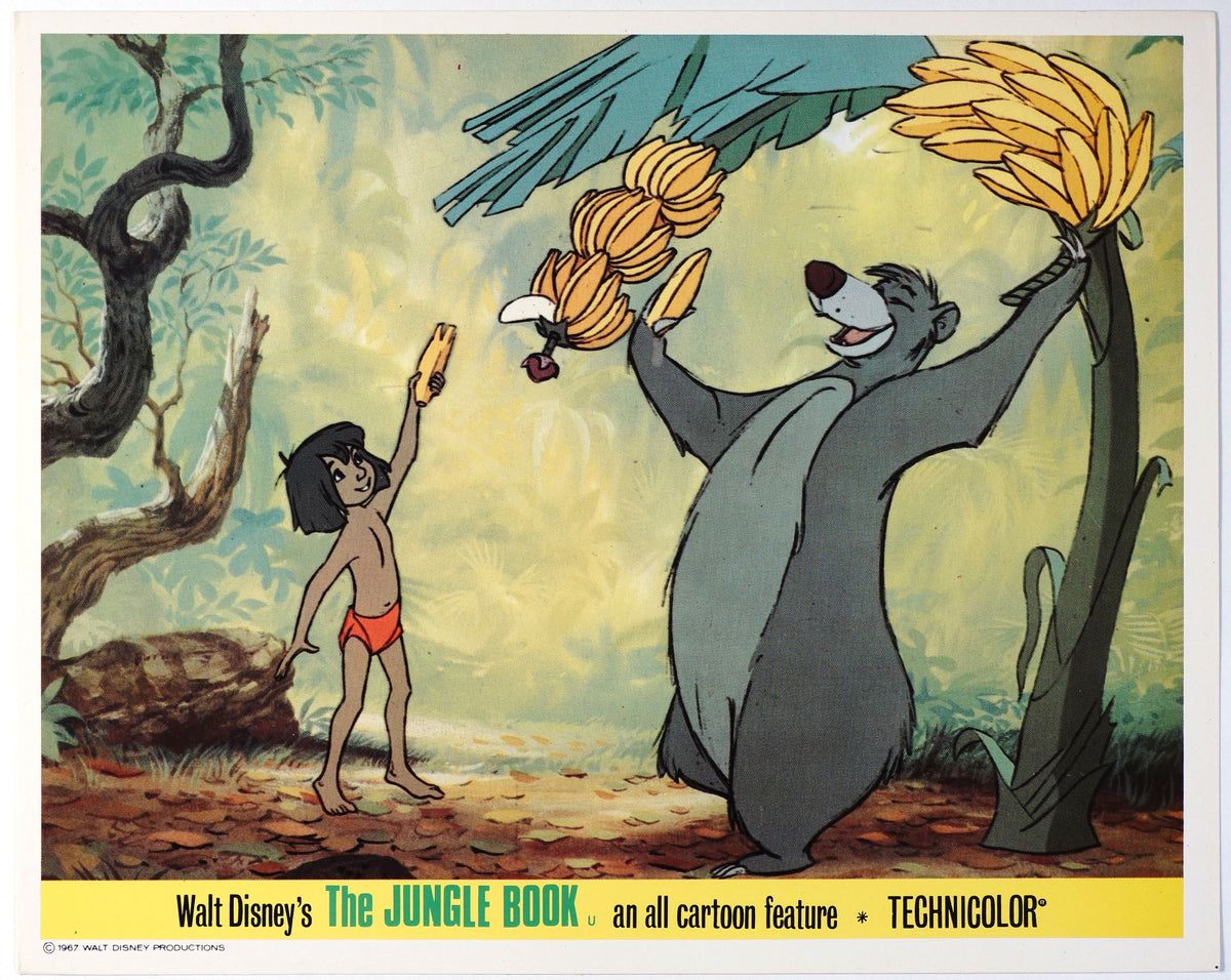 The Jungle Book, Lobby Card - Authentic Vintage Window Card