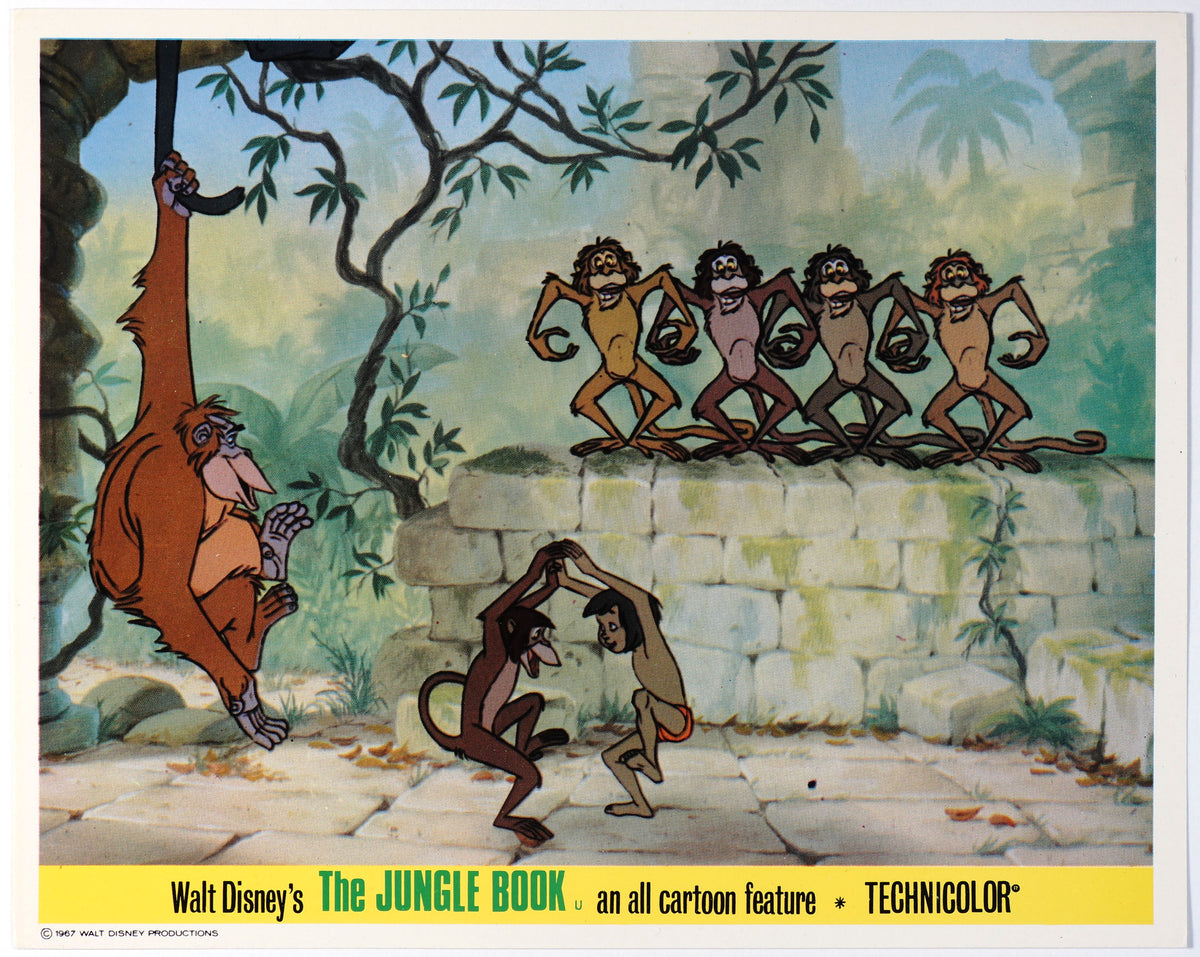 The Jungle Book, Lobby Card - Authentic Vintage Window Card